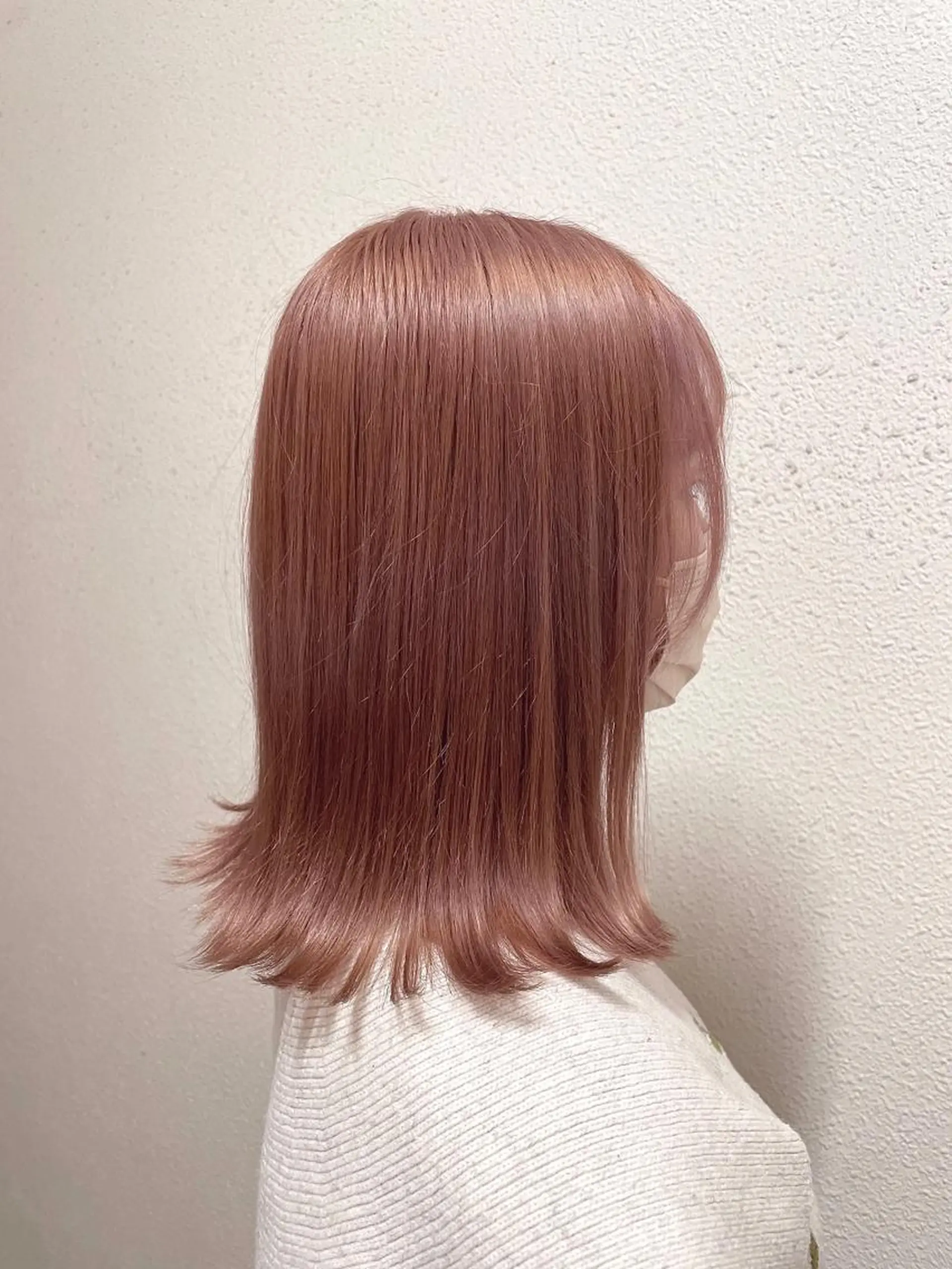 ミディアム カラー ヘアカラー 梅田美容室 山崎海波のヘアスタイル