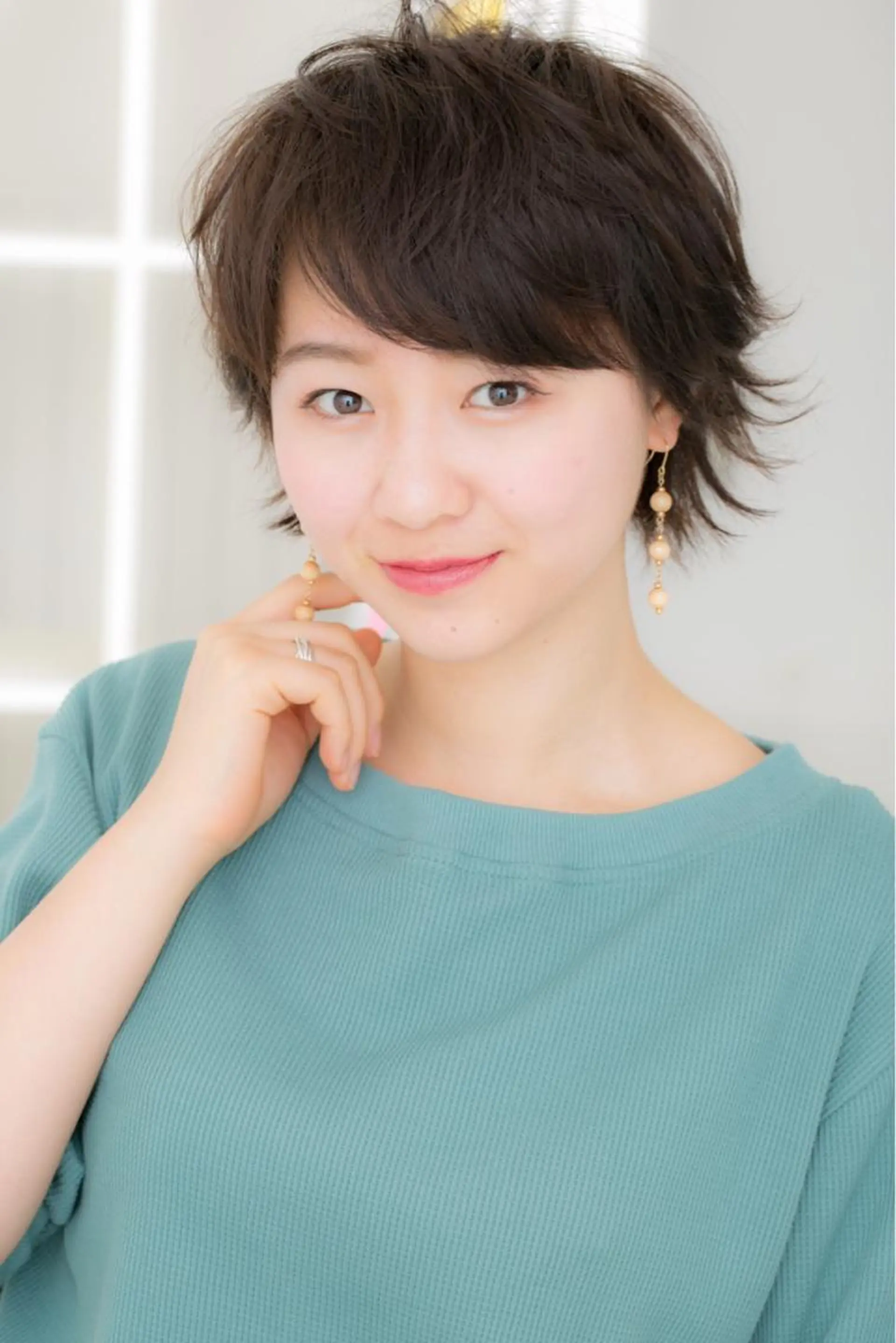 ショート カラー パーマ 鈴木 真悠のヘアスタイル