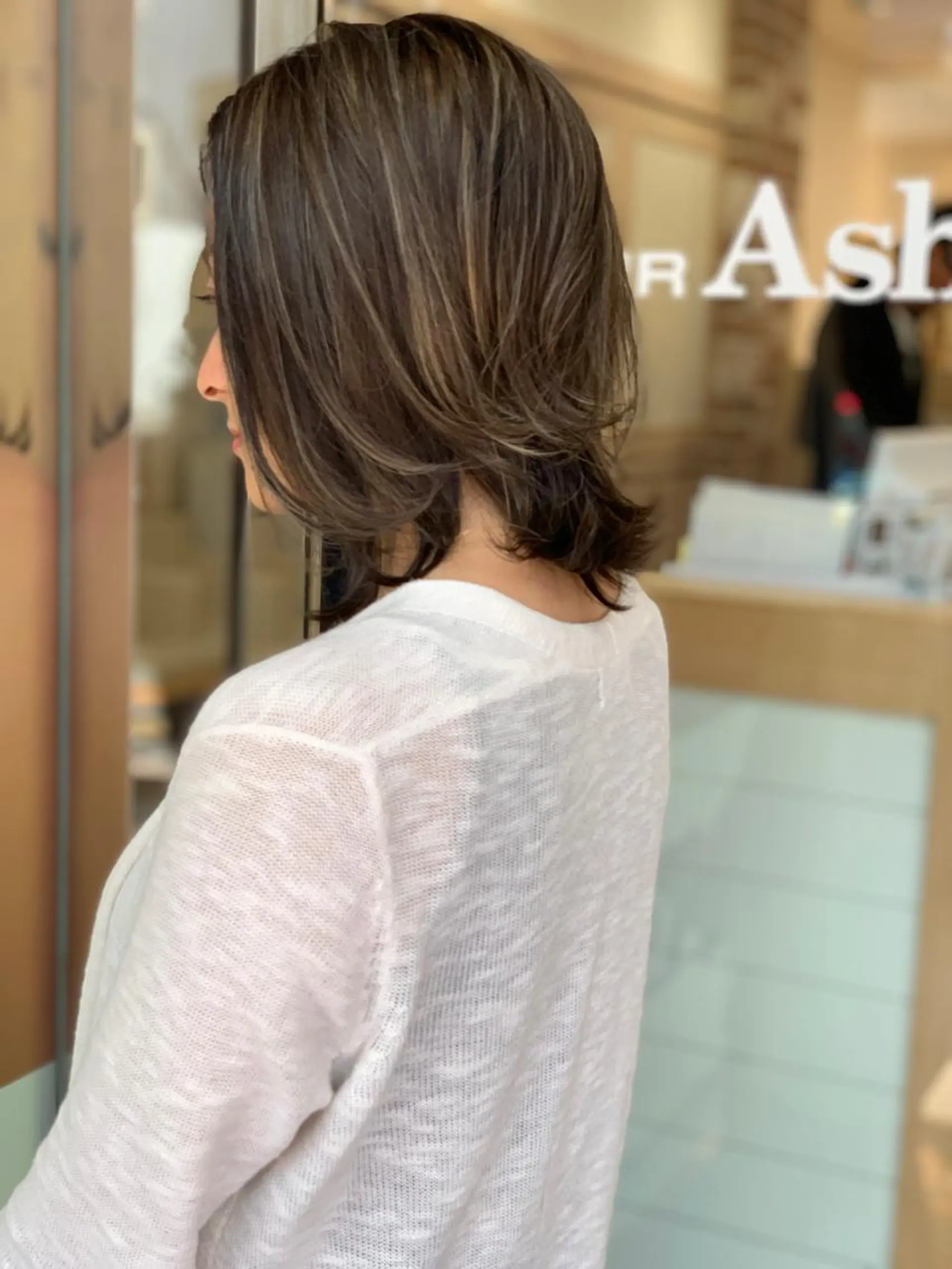 ミディアム カラー ヘアアレンジ 店長 大方康暉のヘアスタイル