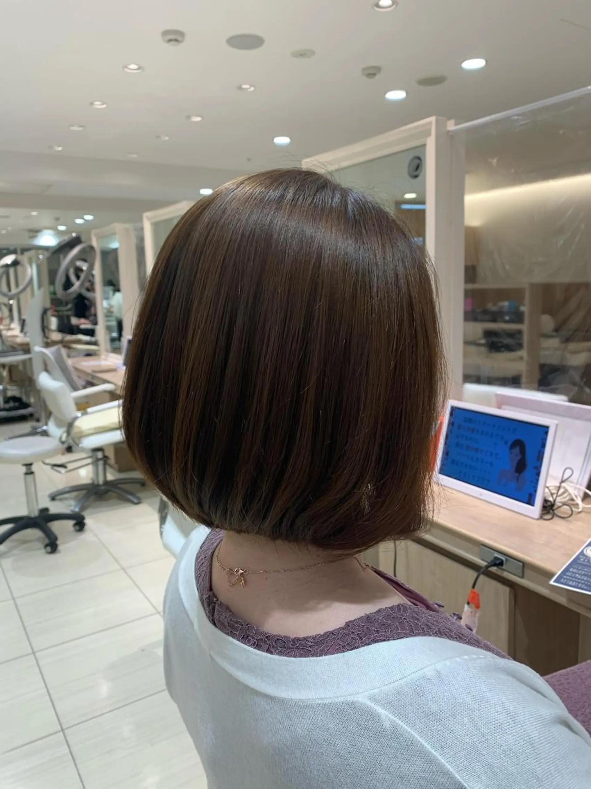 ミディアム HALE 金杉悠作のヘアスタイル