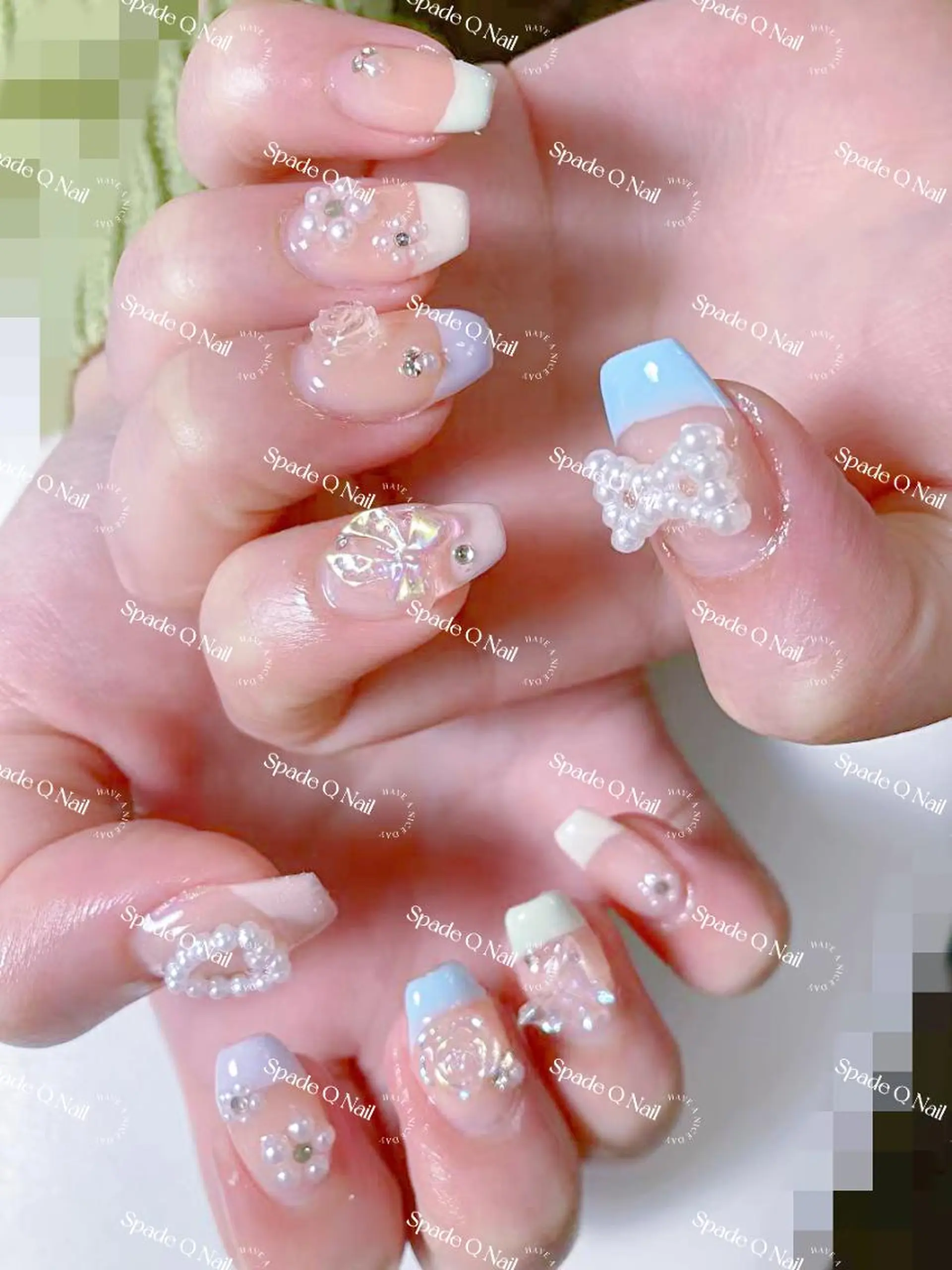 ネイル ハンドネイル ハンドケア Spade Q Nailのネイルデザイン