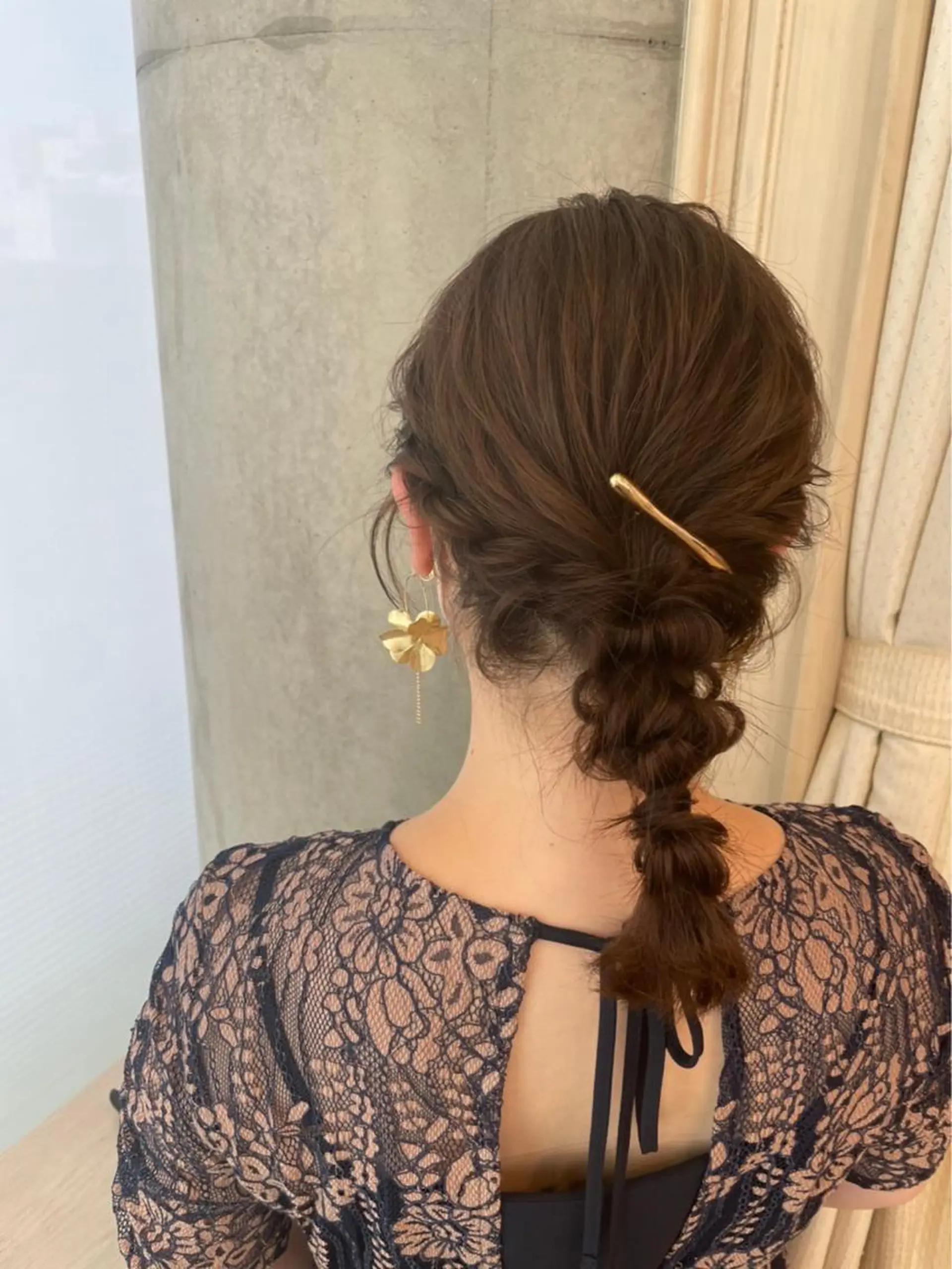 ミディアム ヘアアレンジ ヘアセット SALOWIN川崎WEST店所属・🌷川崎/アレンジ/ 暖色ボブ/コトネ🌷のヘアスタイル