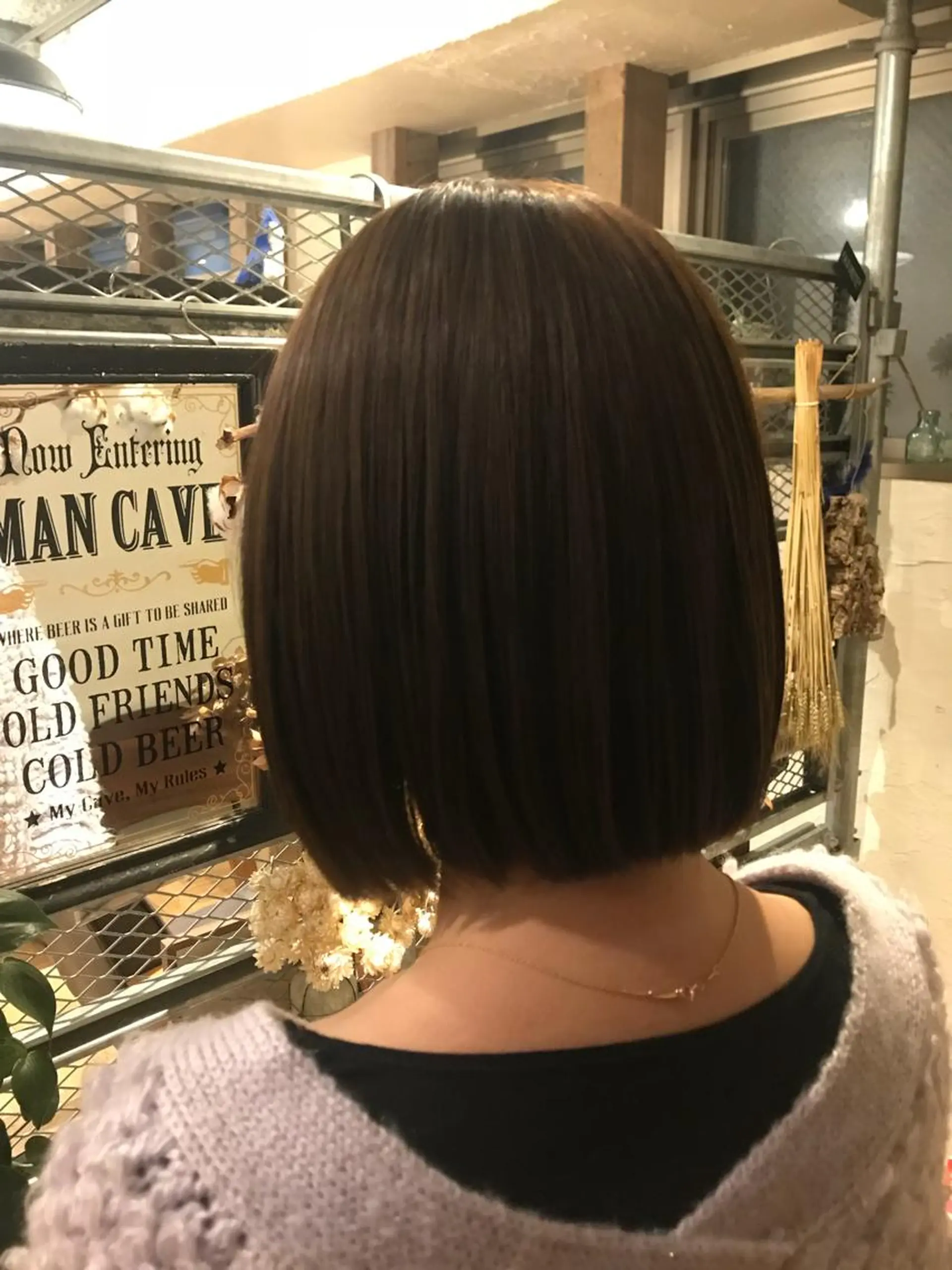 ミディアム カット ヘアカラー トリートメント youres hair神楽坂店所属・青木 啓輔のヘアスタイル