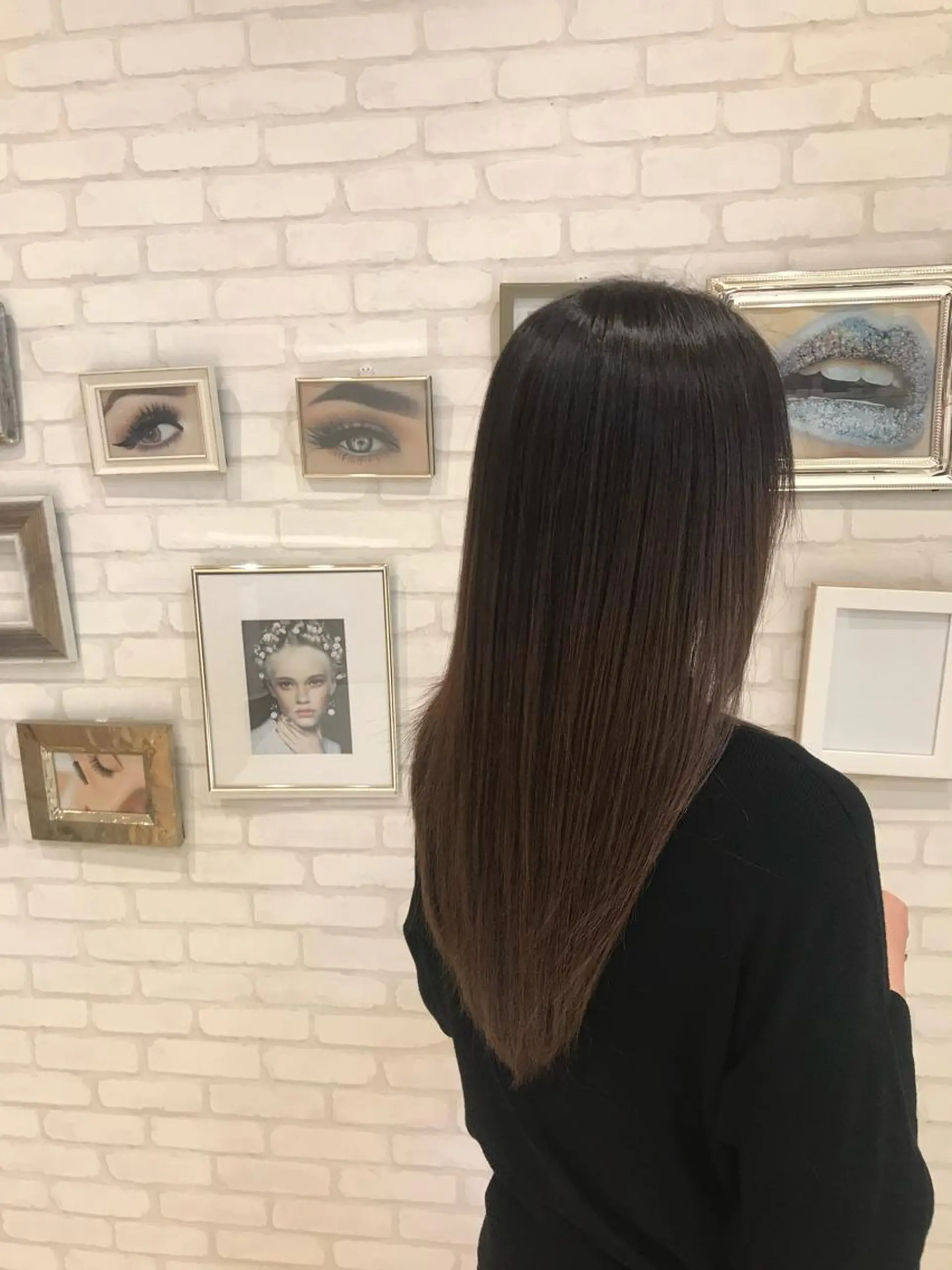 ロング カラー 縮毛矯正 トリートメント 吉村 周馬のヘアスタイル