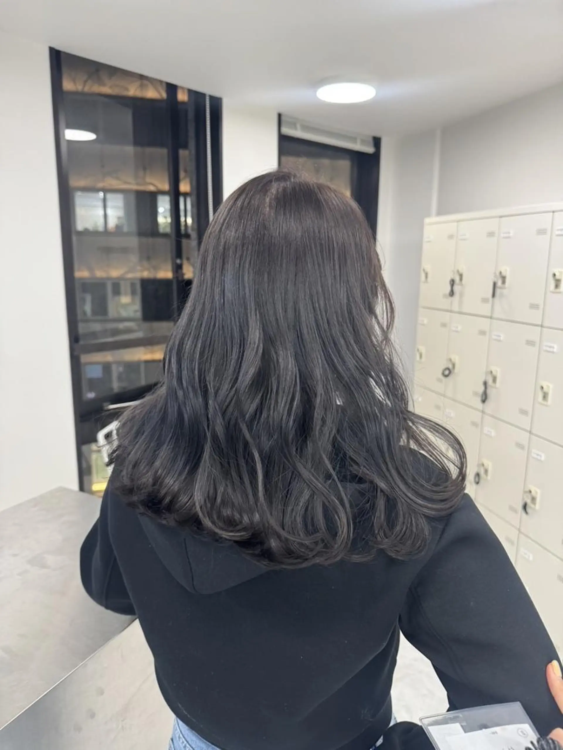 カラー ❄️冬の暗髪カラー ❄️透明感ヘアのヘアスタイル