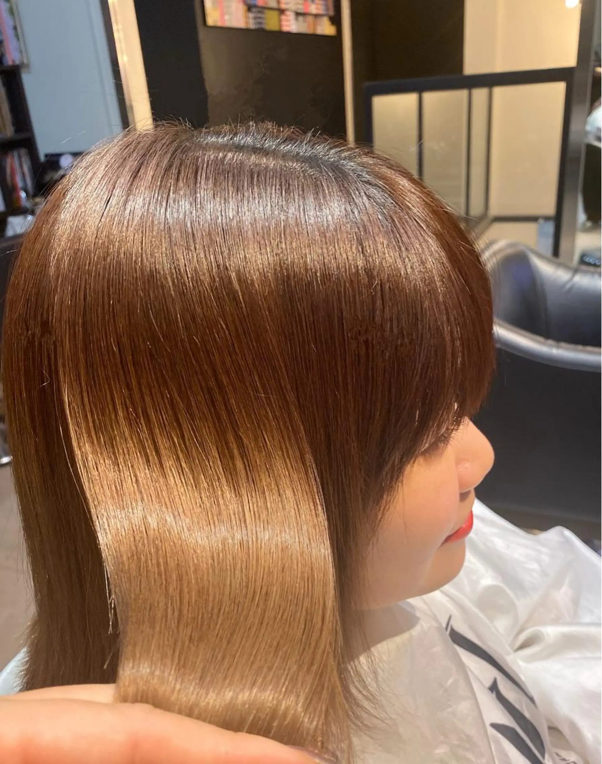 セミロング トリートメント 【髪質改善💎韓国風 レイヤー🌷】山川のヘアスタイル