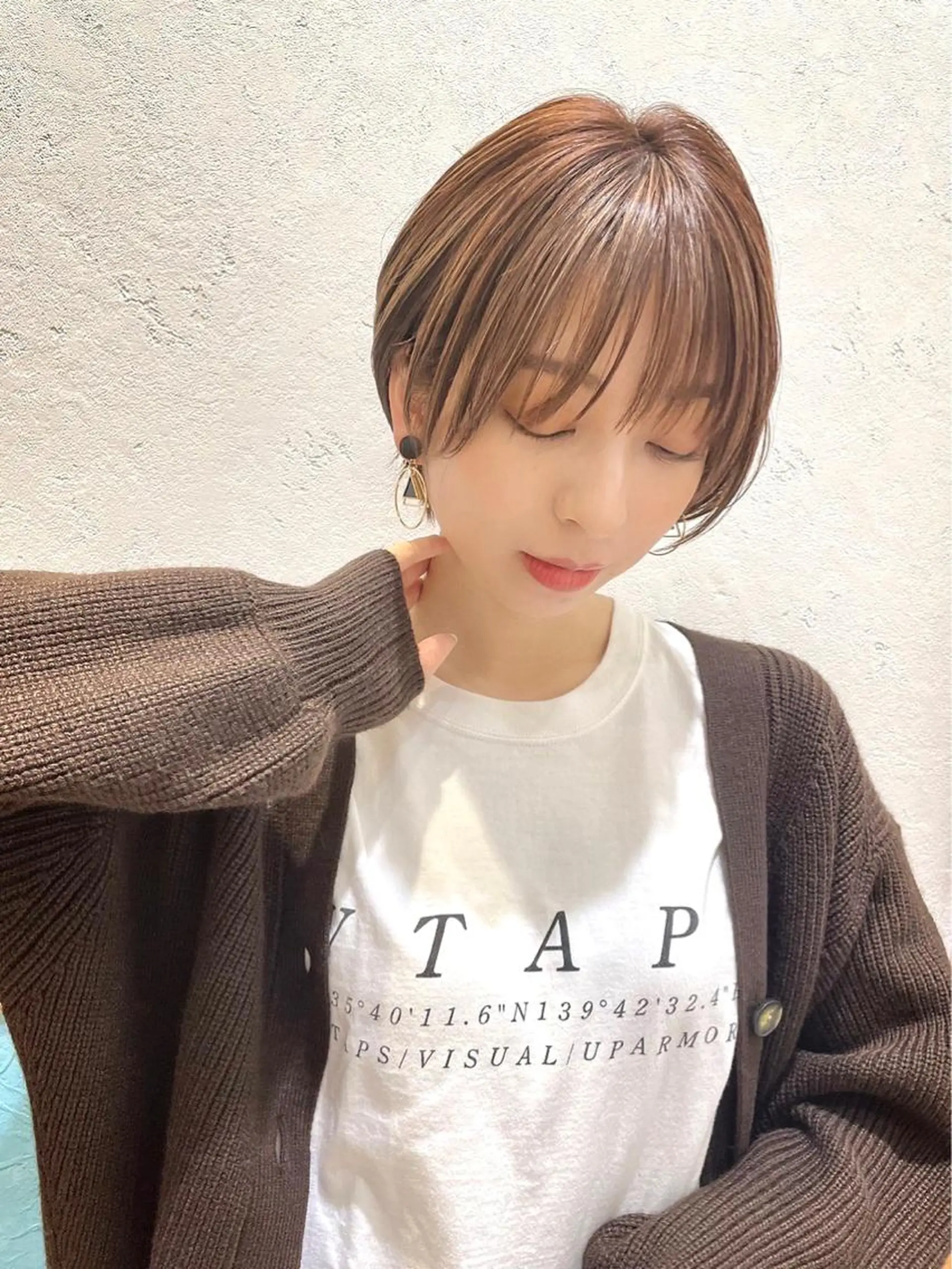 ショート カット ヘアカラー トリートメント サロウィン銀座RAYⅡ所属・❣️髪質改善/ 美髪矯正/沼座悠人のヘアスタイル
