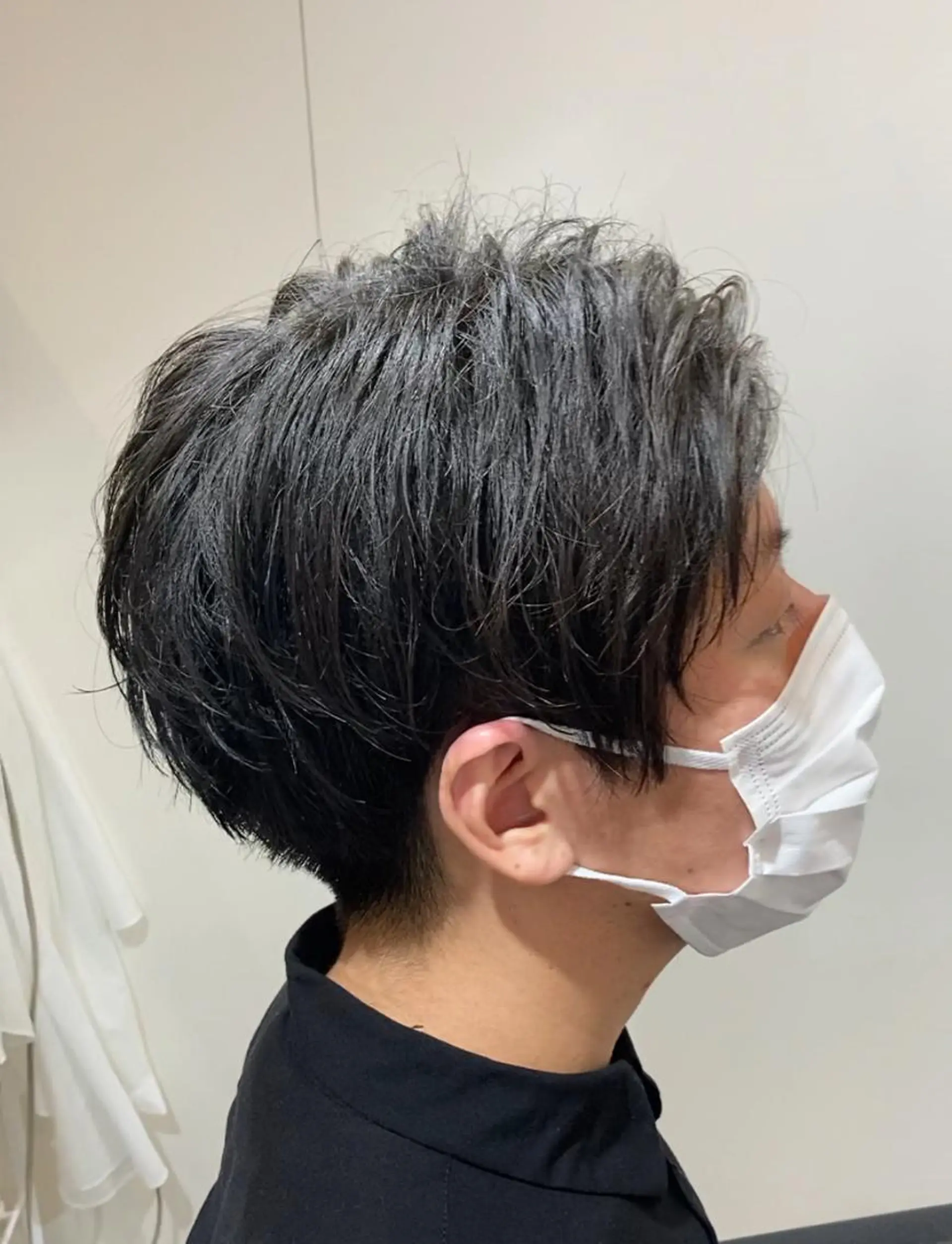 メンズ センターパート 刈り上げ TUNNEL HAIR (トンネルヘアー)所属・長山 拓洋のヘアスタイル