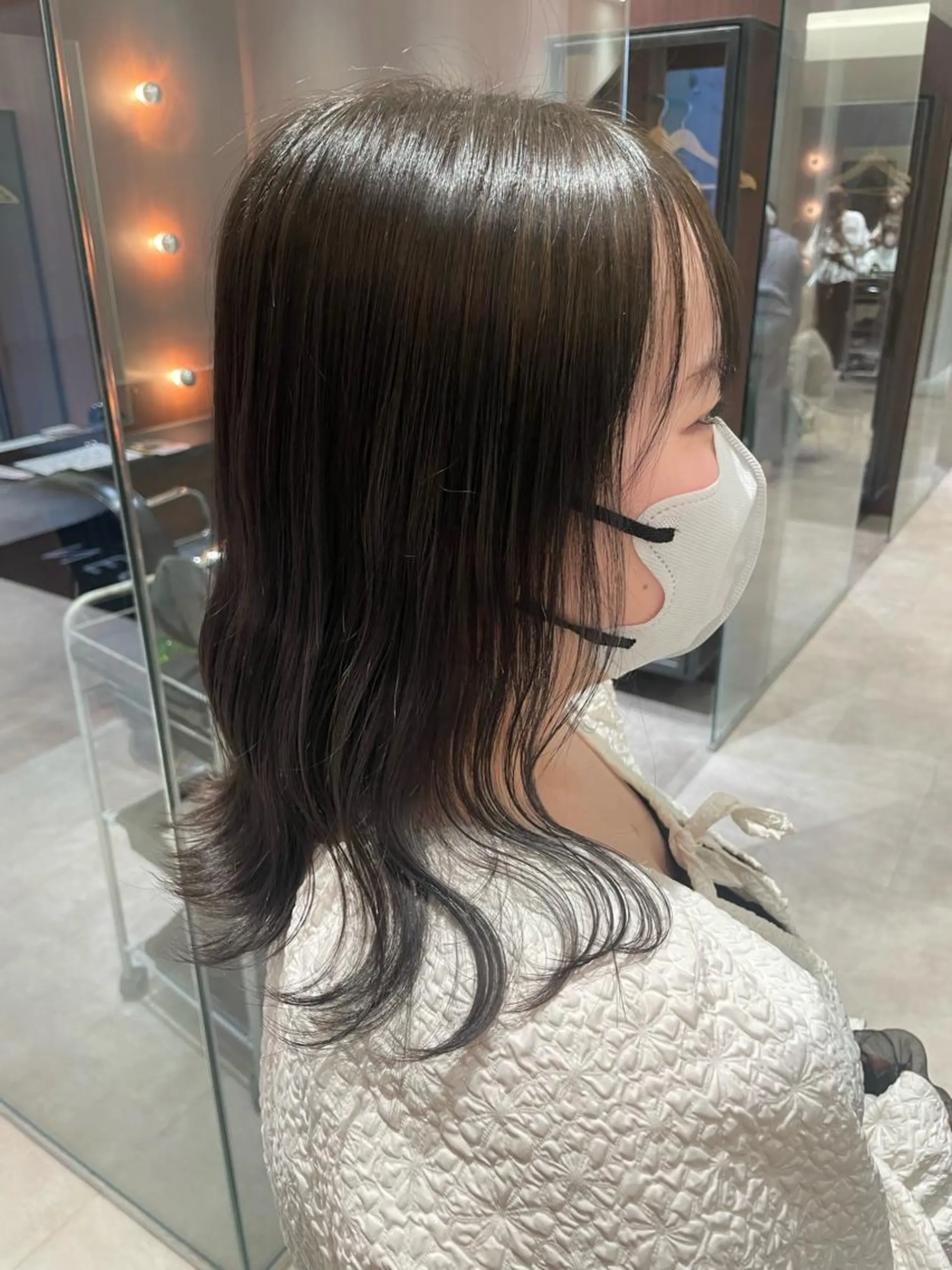 ミディアム NEST by chord （ネストバイコード）所属・🤍関根 朋香🤍のヘアスタイル