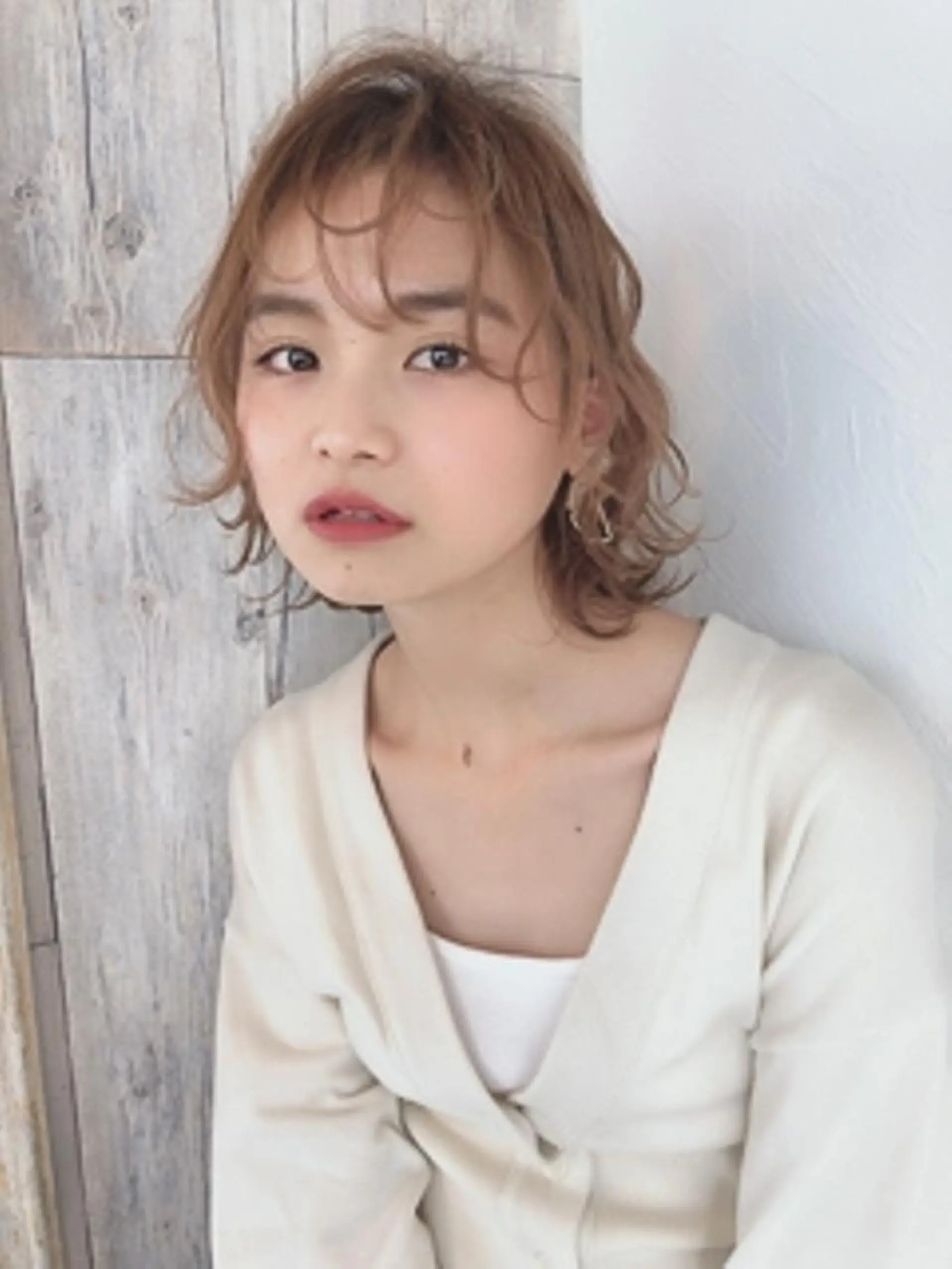 ミディアム パーマ カラー ダブルカラー ヘアカラー ヘアセット 【23時まで営業】 酒井啓佑のヘアスタイル