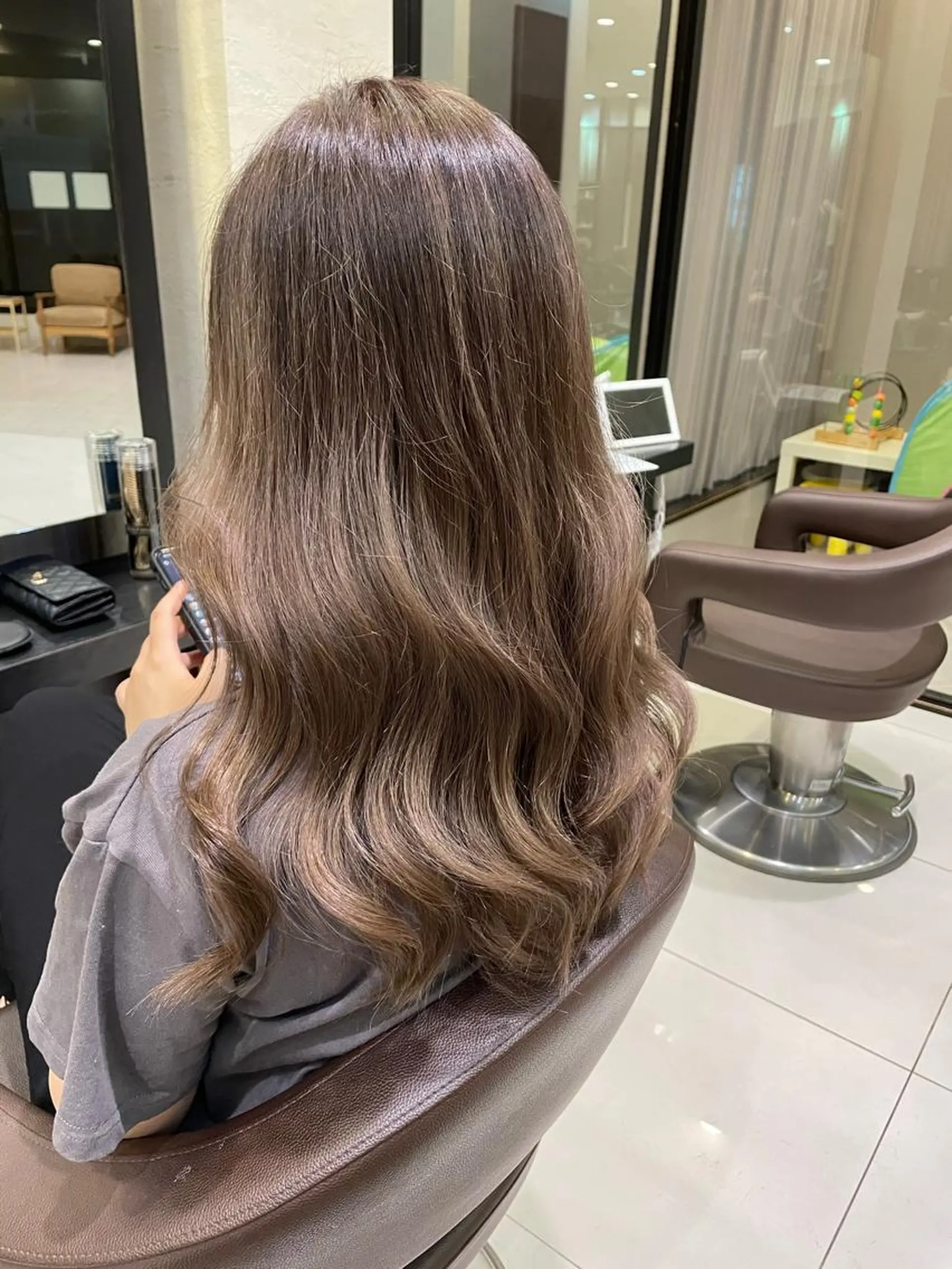 ロング カラー ヘアカラー トリートメント 竹田 京人のヘアスタイル