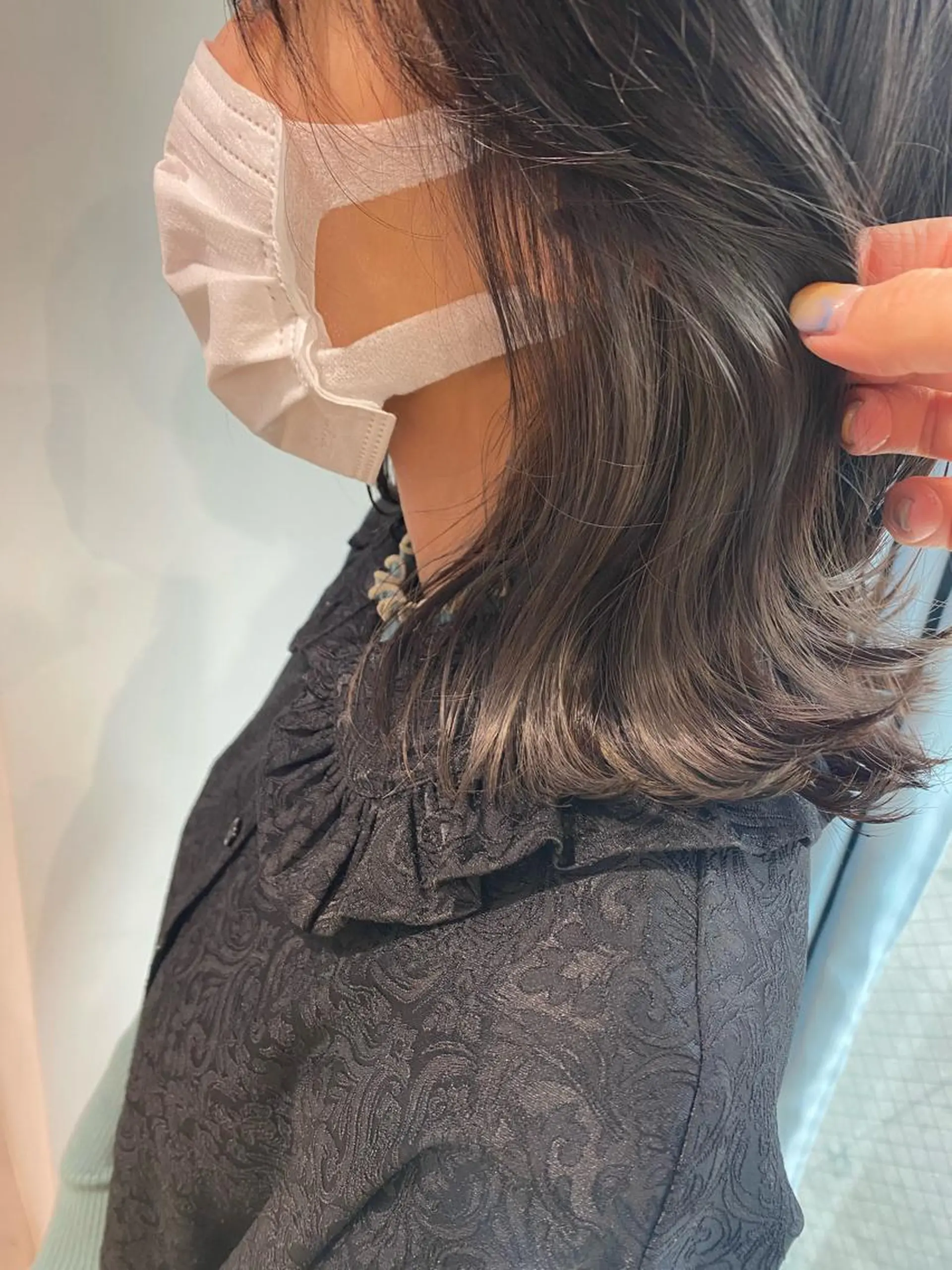 ミディアム GO TODAY SHAiRE SALON 原宿Stella店所属・𓍯柔らかhair 𓍯 yukinoのヘアスタイル