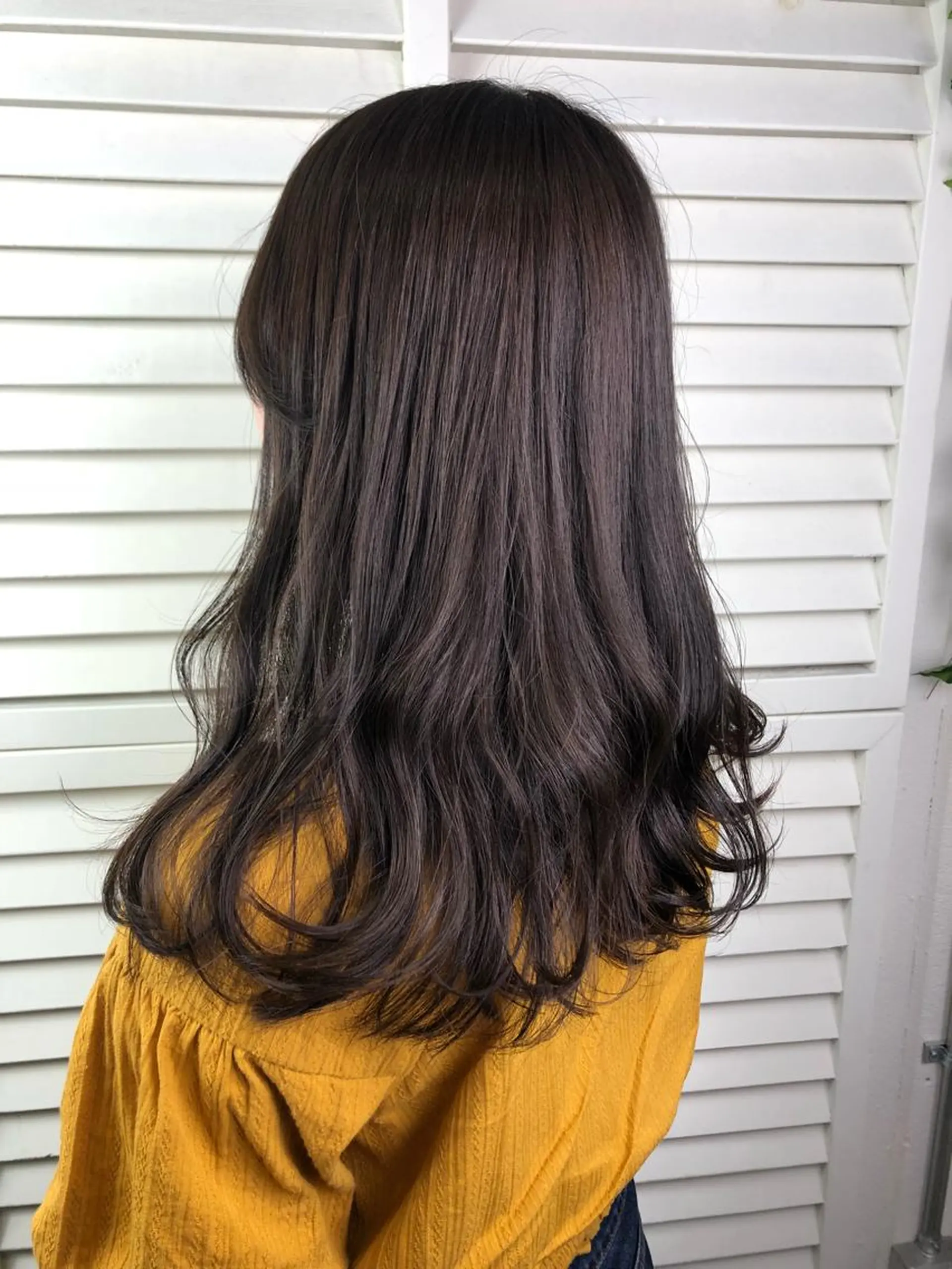 セミロング カラー パーマ セミロングパーマ せこぐち まいのヘアスタイル