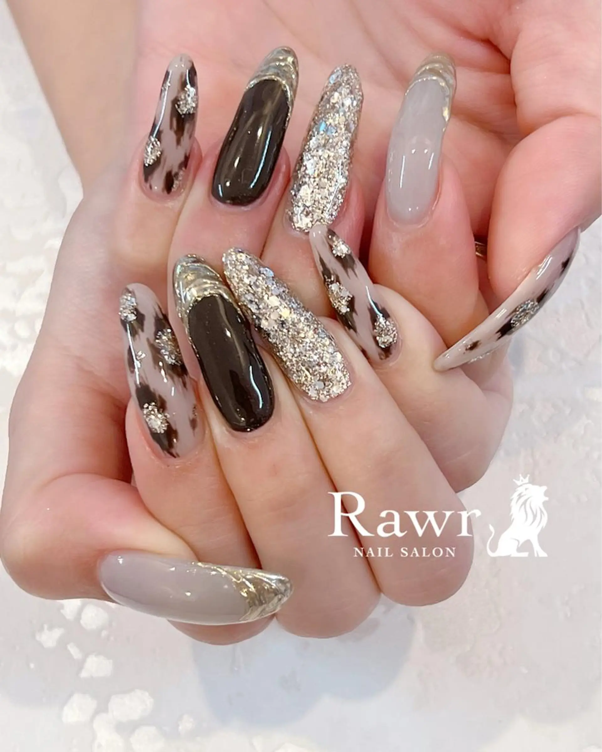 ネイル ハンドネイル Rawr / saoriのネイルデザイン