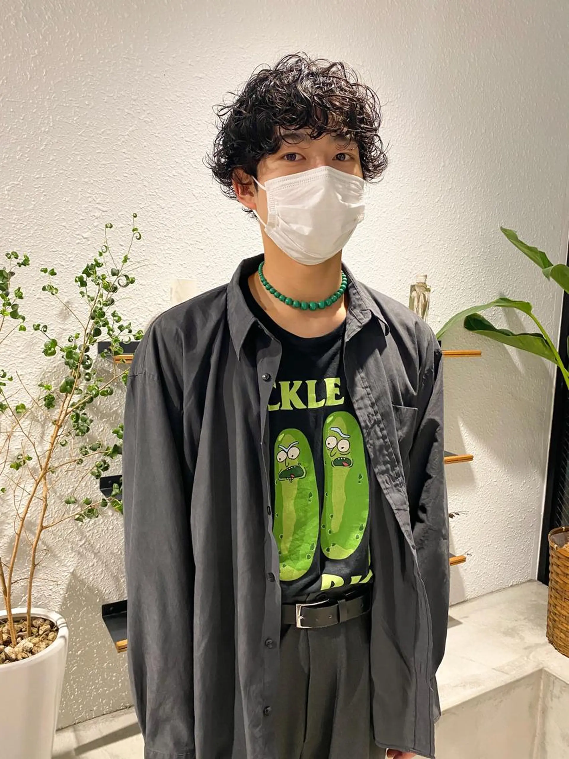 ショート カラー パーマ ヘアアレンジ メンズ キッズ ネイル マツエク・マツパ メンズパーマ メンズネイル パーマスタイル🔅 sayacaのヘアスタイル