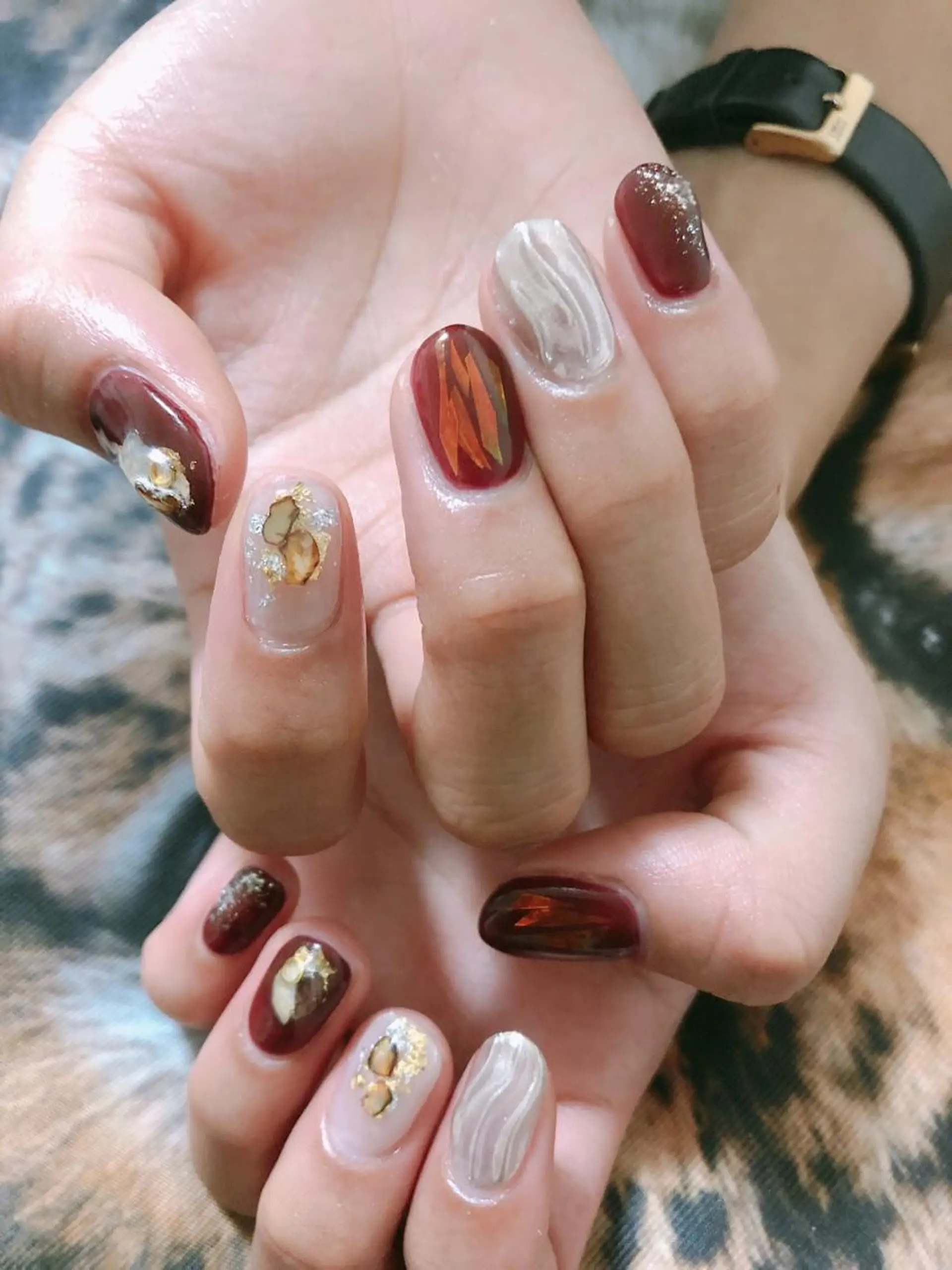 ネイル ニュアンスネイル kiki nail 二子玉川のネイルデザイン