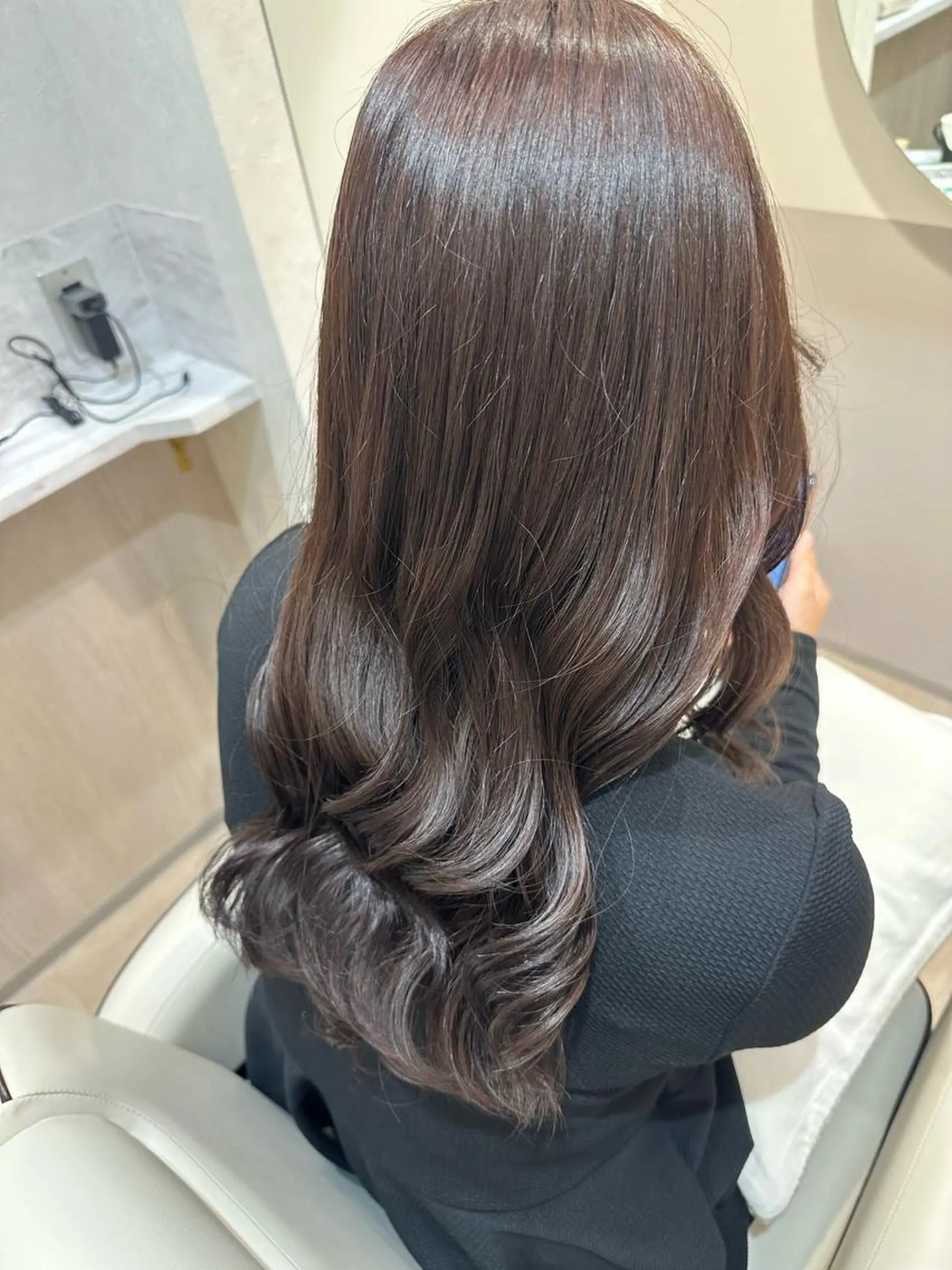 ロング カット ヘアカラー トリートメント ヘッドスパ マツザキ チナツのヘアスタイル