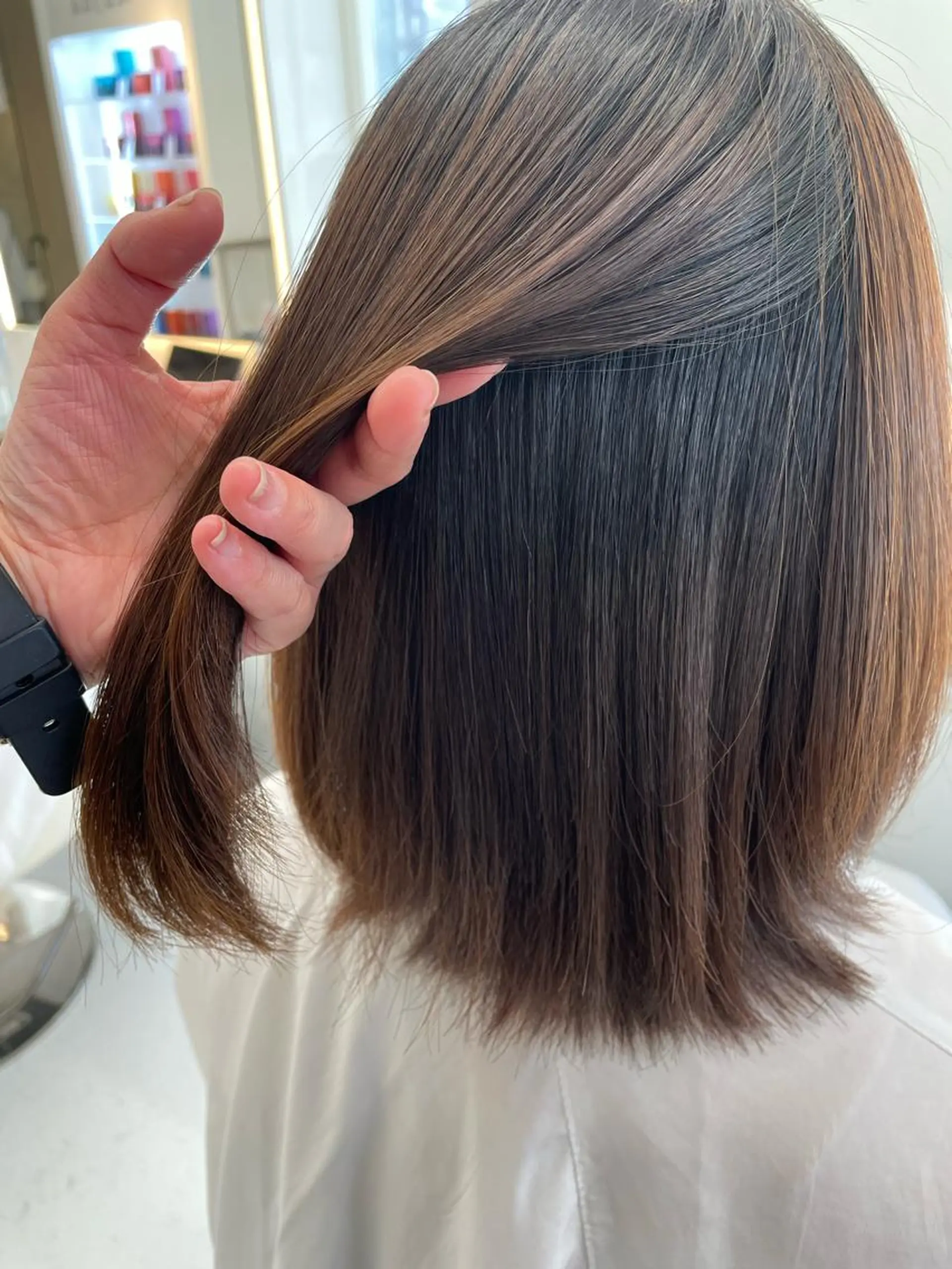 ショート 縮毛矯正 💈髪質改善メニュー 佐藤 萌💈のヘアスタイル