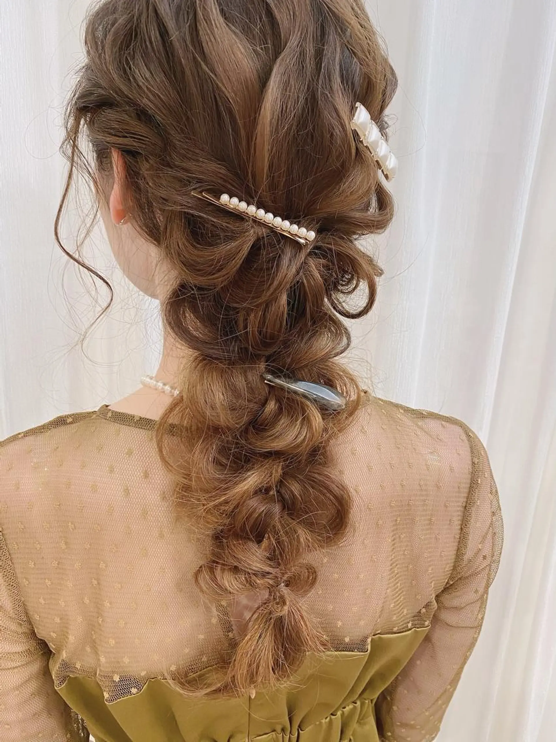 ロング ヘアアレンジ セットサロン      ラフテル所属・大阪/ヘアアレンジ /似合わせset💐のヘアスタイル