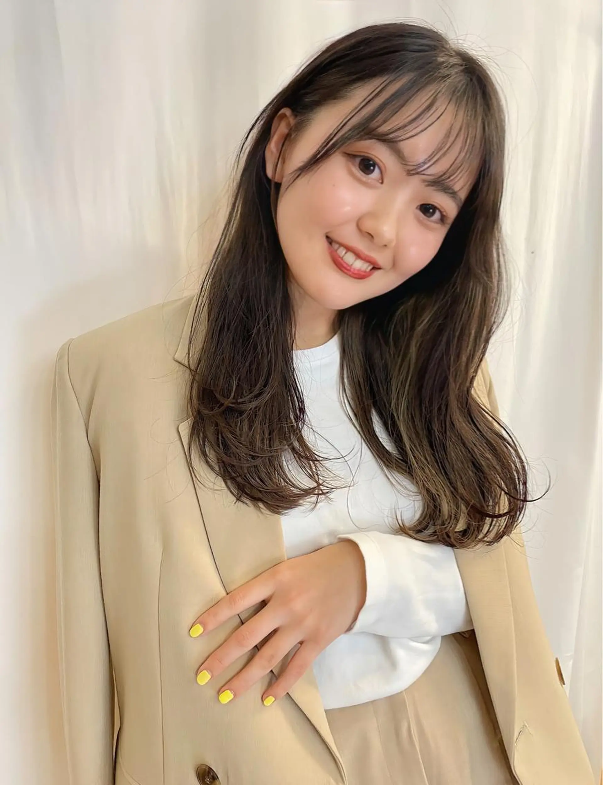 ロング COMILE 🌼 SUZUKAのヘアスタイル