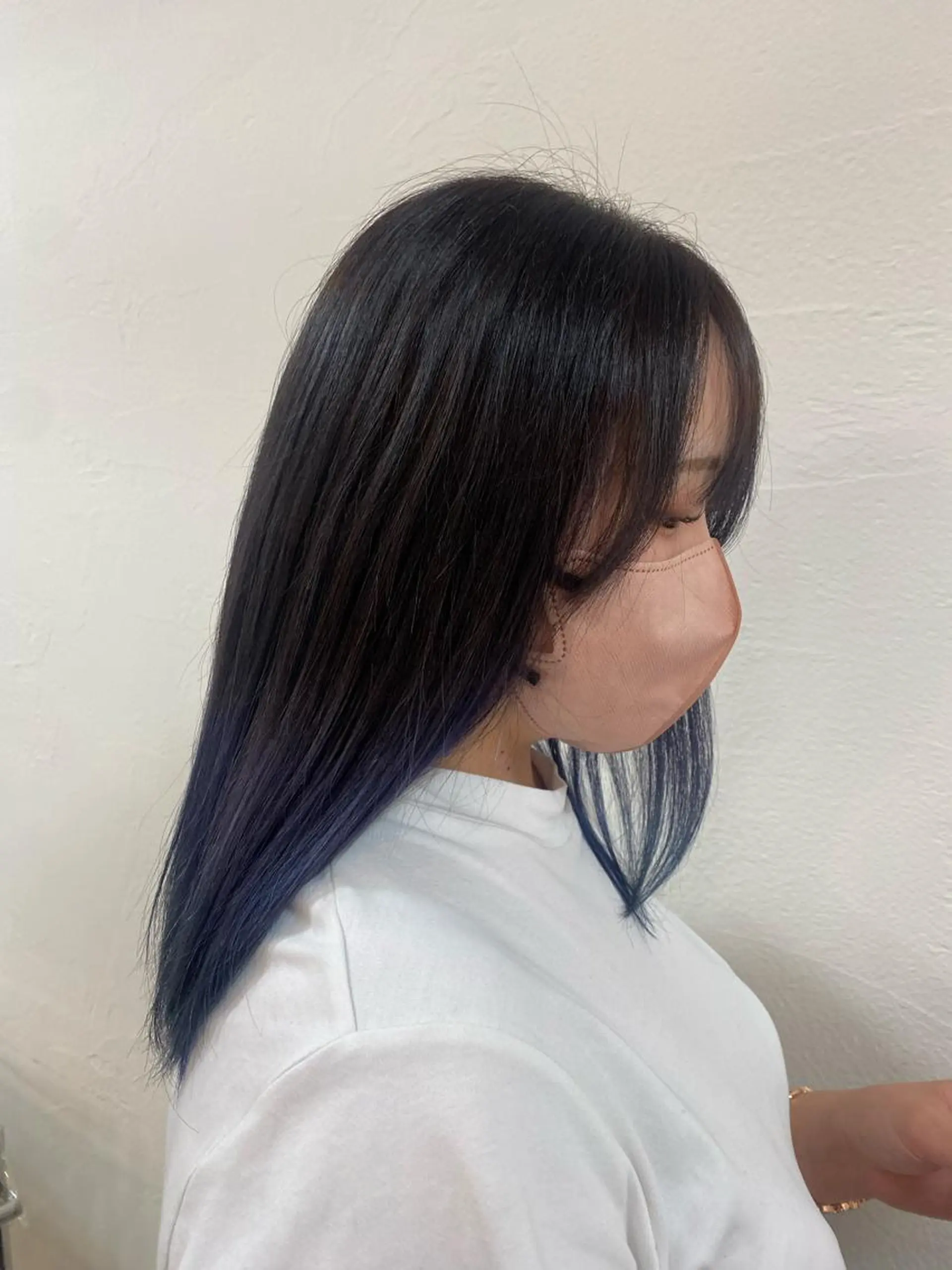 セミロング ヘアカラー カラーモデル募集 nachiのヘアスタイル