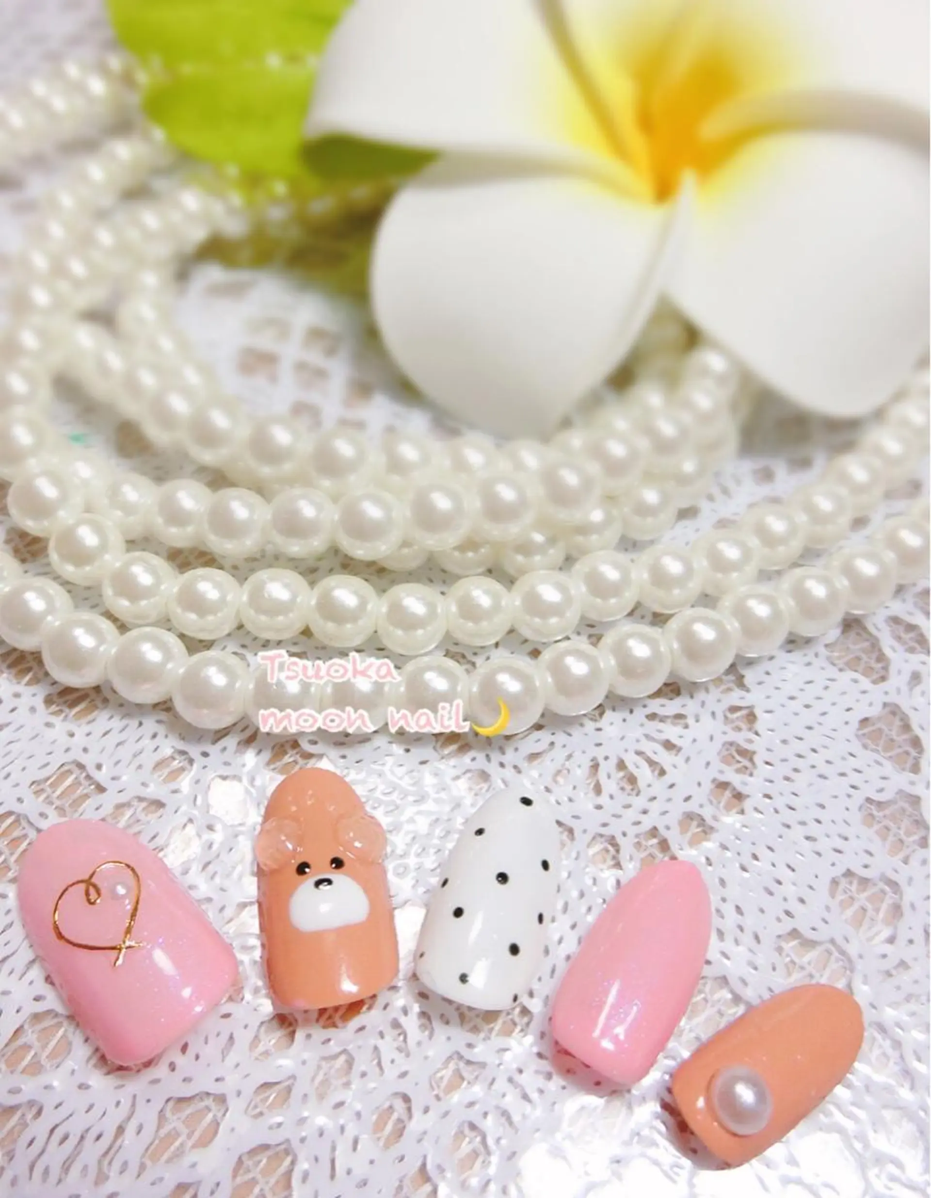 ネイル 🌙都岡 ムーンネイルのネイルデザイン
