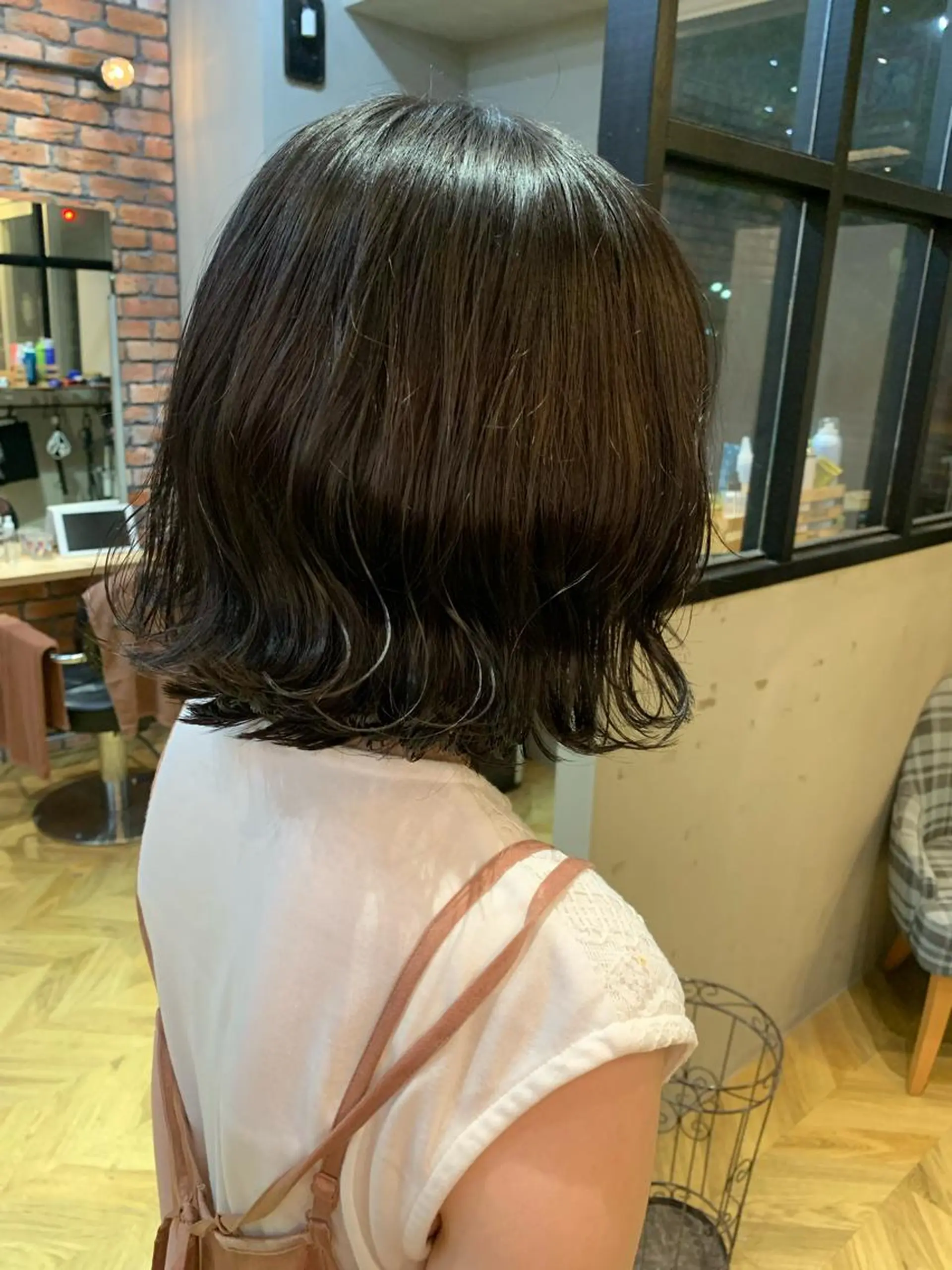 ショート カラー ブラウンカラー ヘアカラー ゆきな 育休中のヘアスタイル