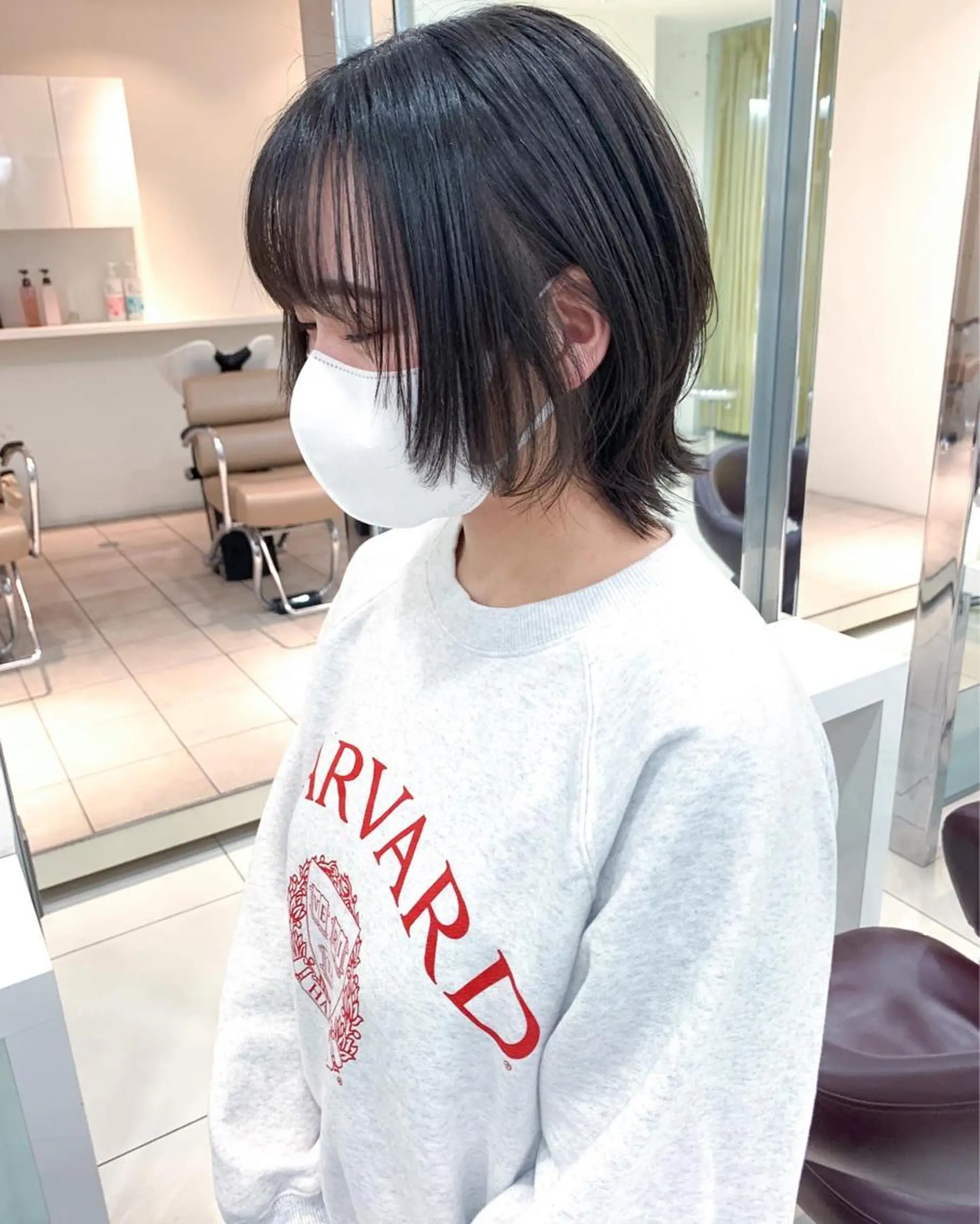 ショート ショートヘア ウルフカット 原宿パーマ kazuのヘアスタイル