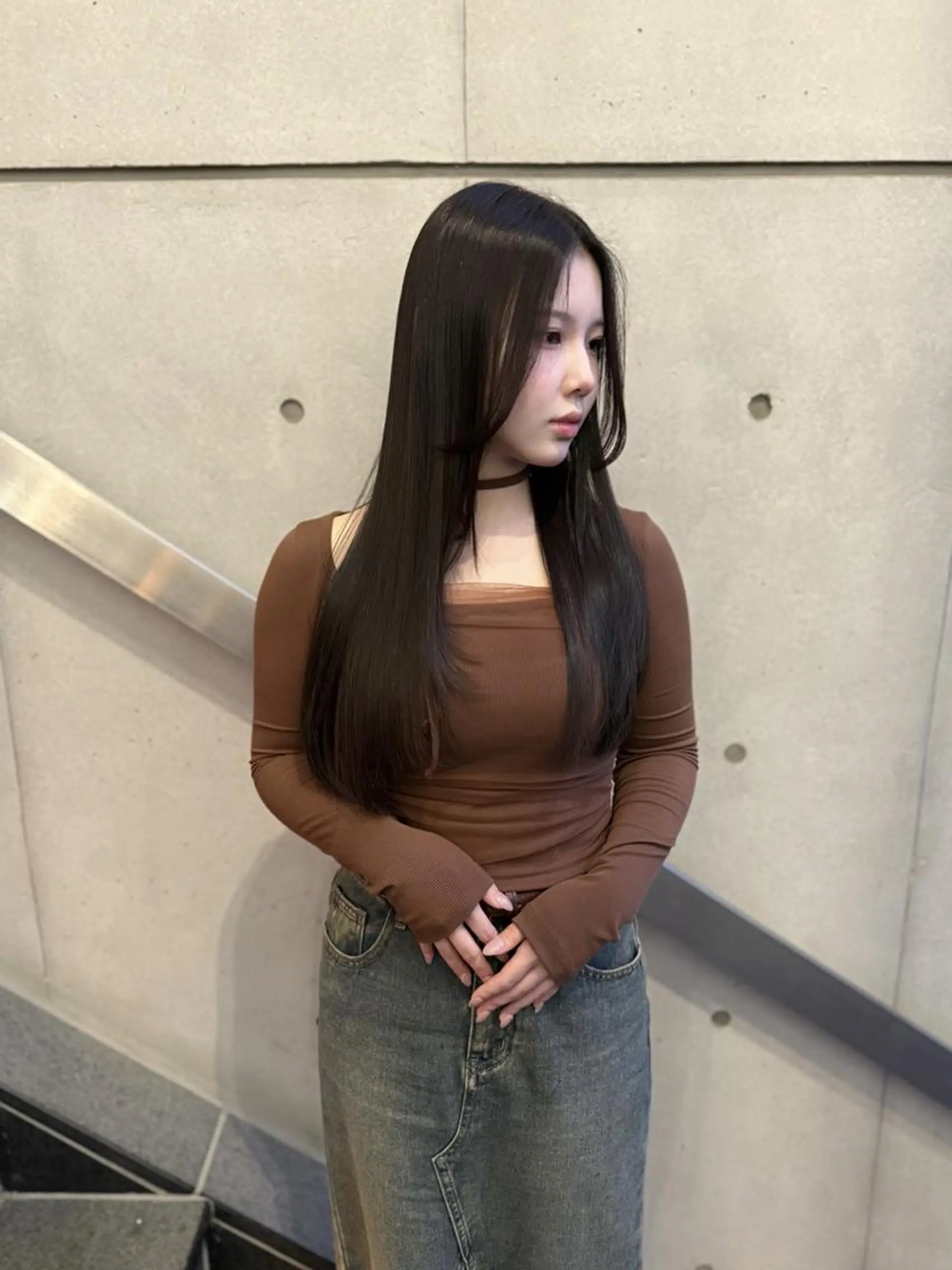 ロング 仁田野 美愛のヘアスタイル