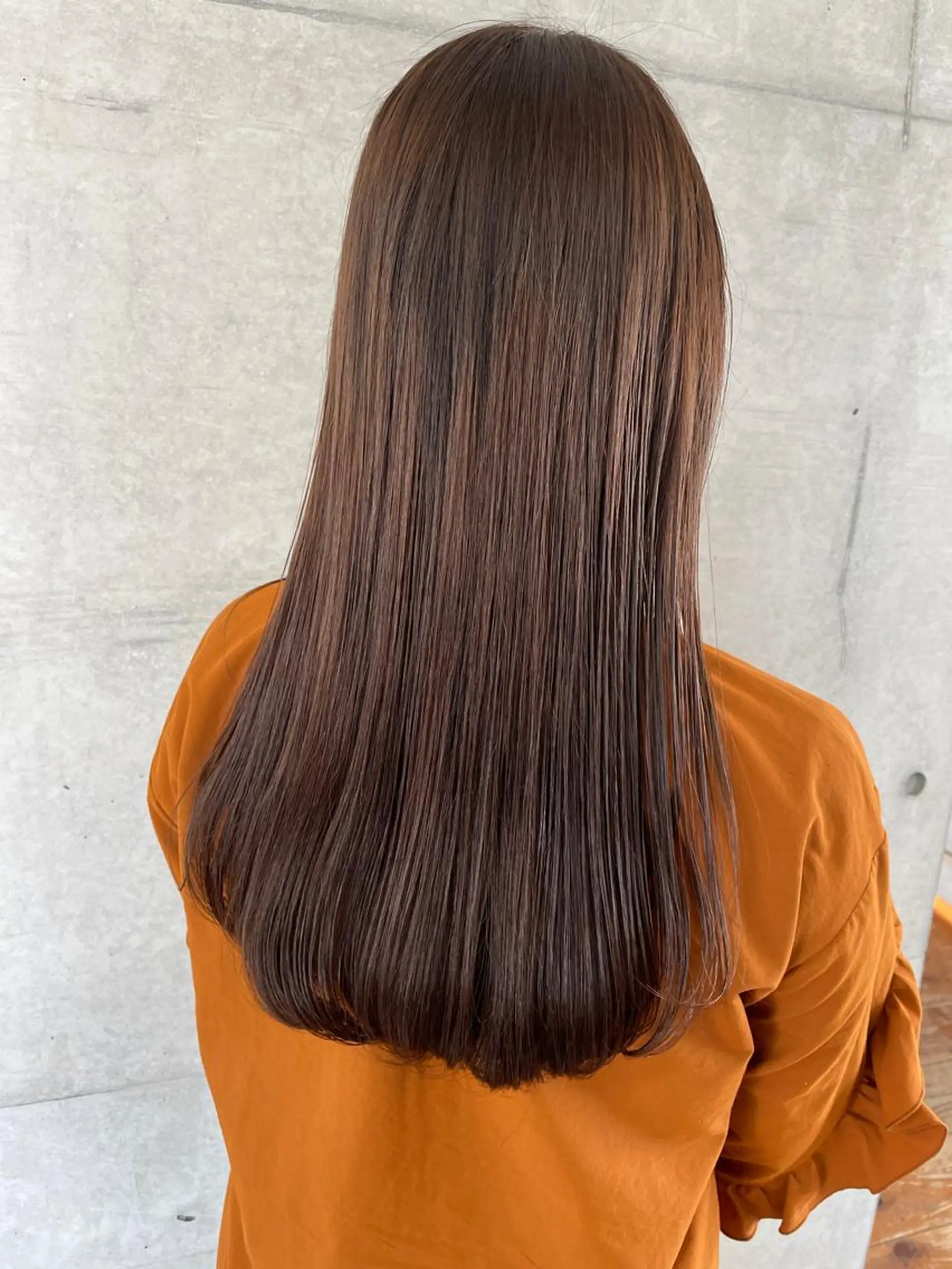 ロング カラー 髪質改善 カット 縮毛矯正 トリートメント ROUTE KOUTAのヘアスタイル