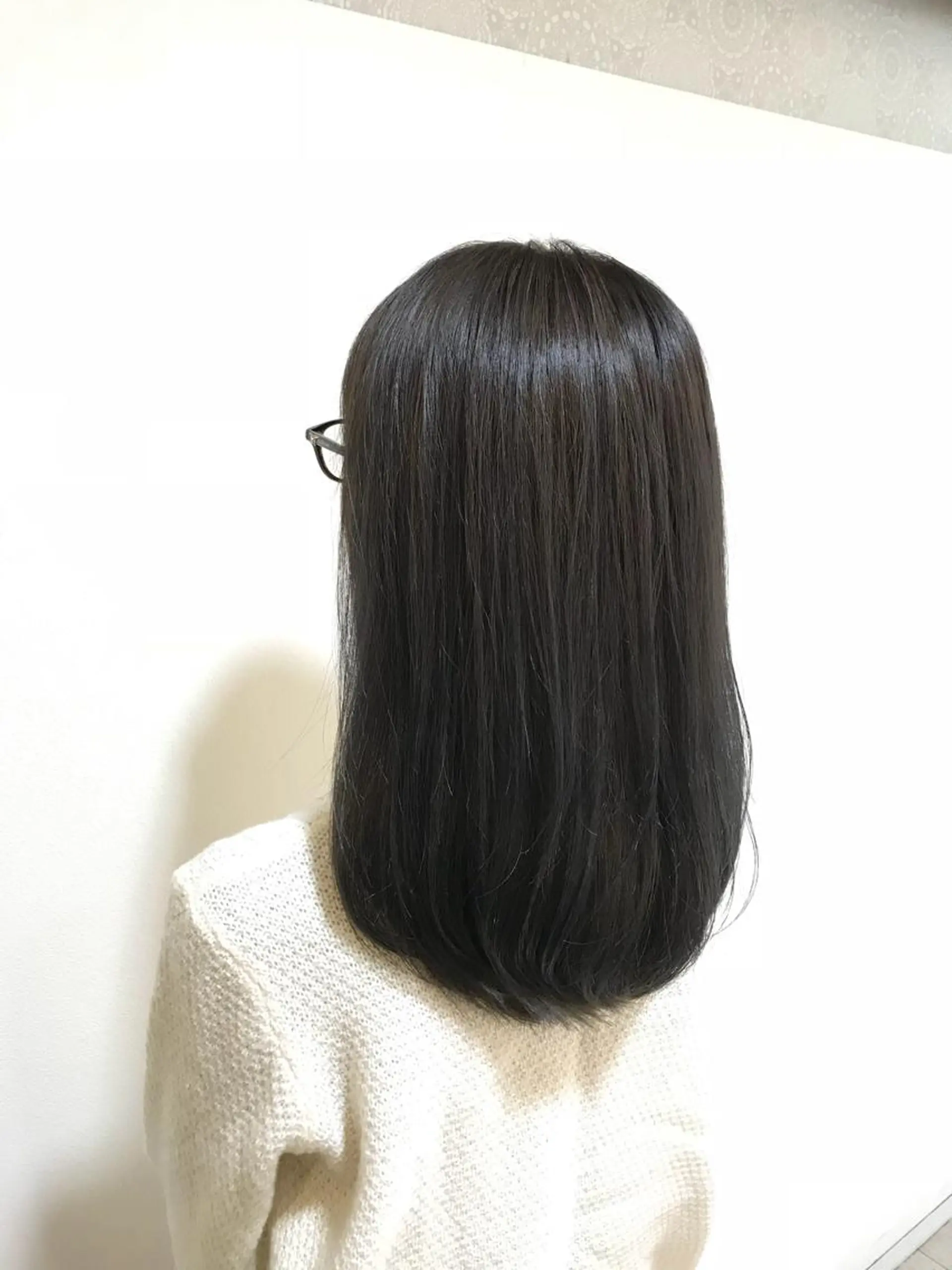 ロング カラー 黒髪 ブルーカラー ブルーブラック イルミナカラー chiyo yasuのヘアスタイル