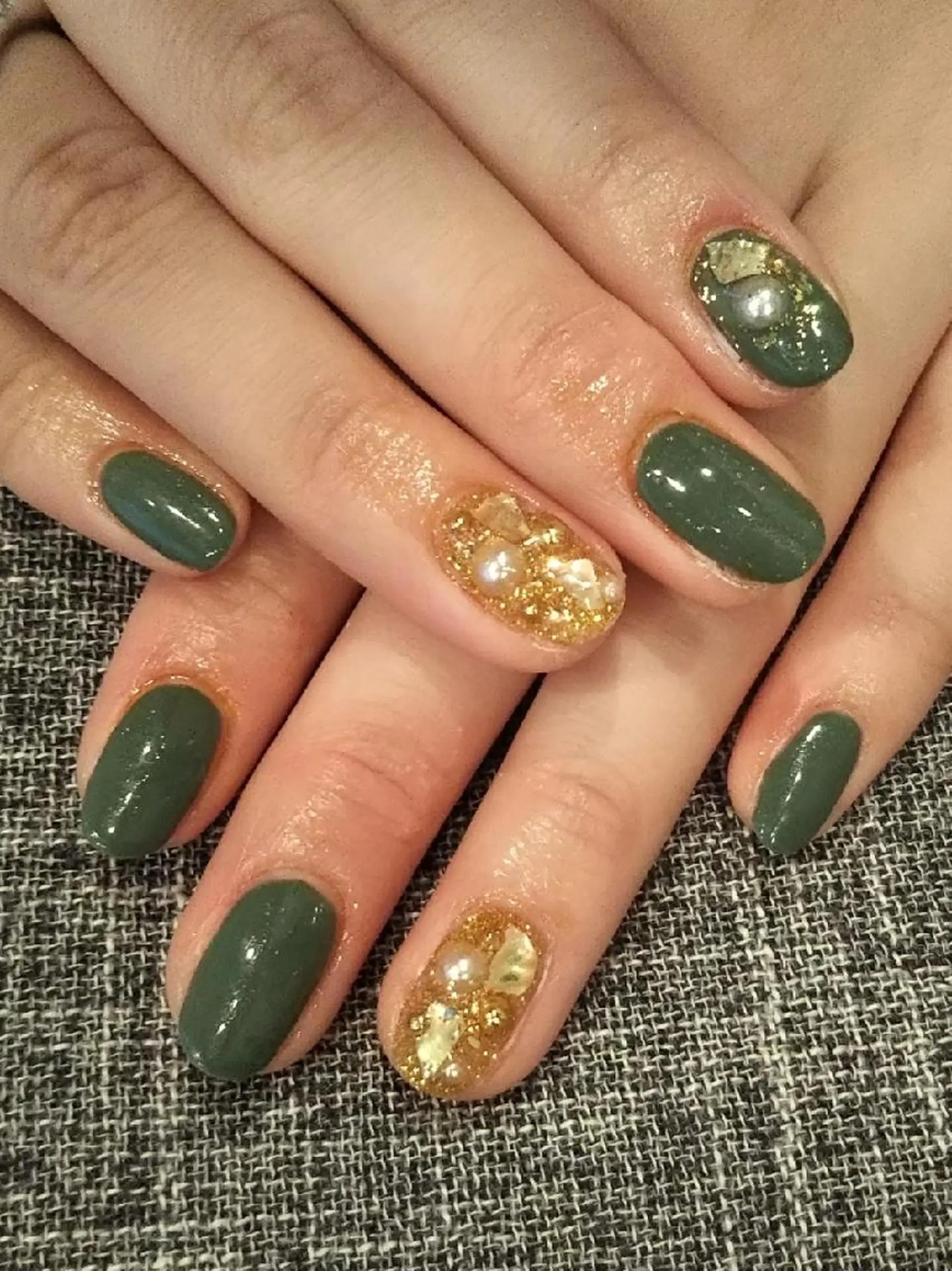 ネイル アートネイル キラキラネイル ハンドネイル private salon mieのネイルデザイン