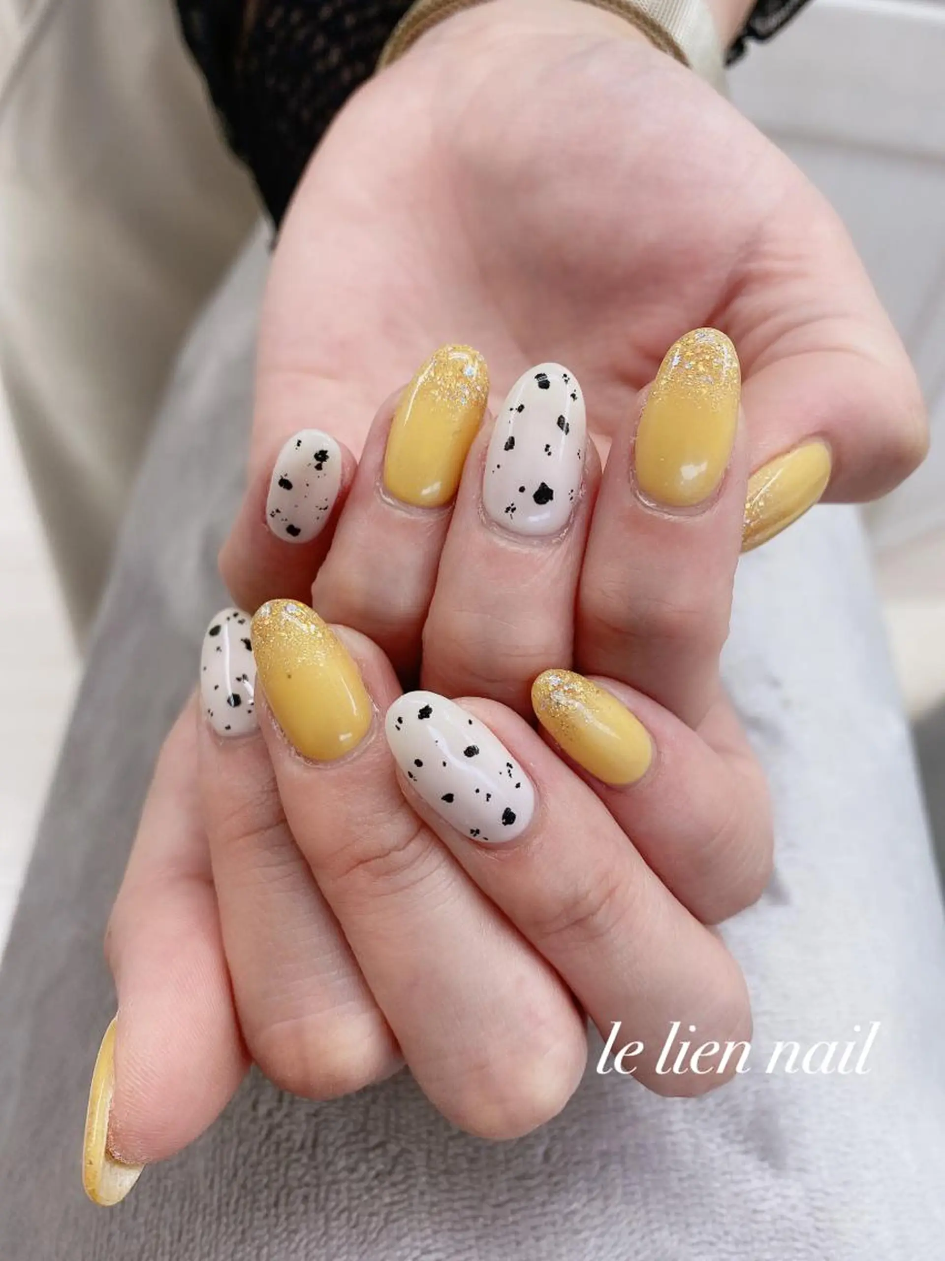 ネイル アートネイル ワンカラーネイル ハンドネイル le lien nailのネイルデザイン