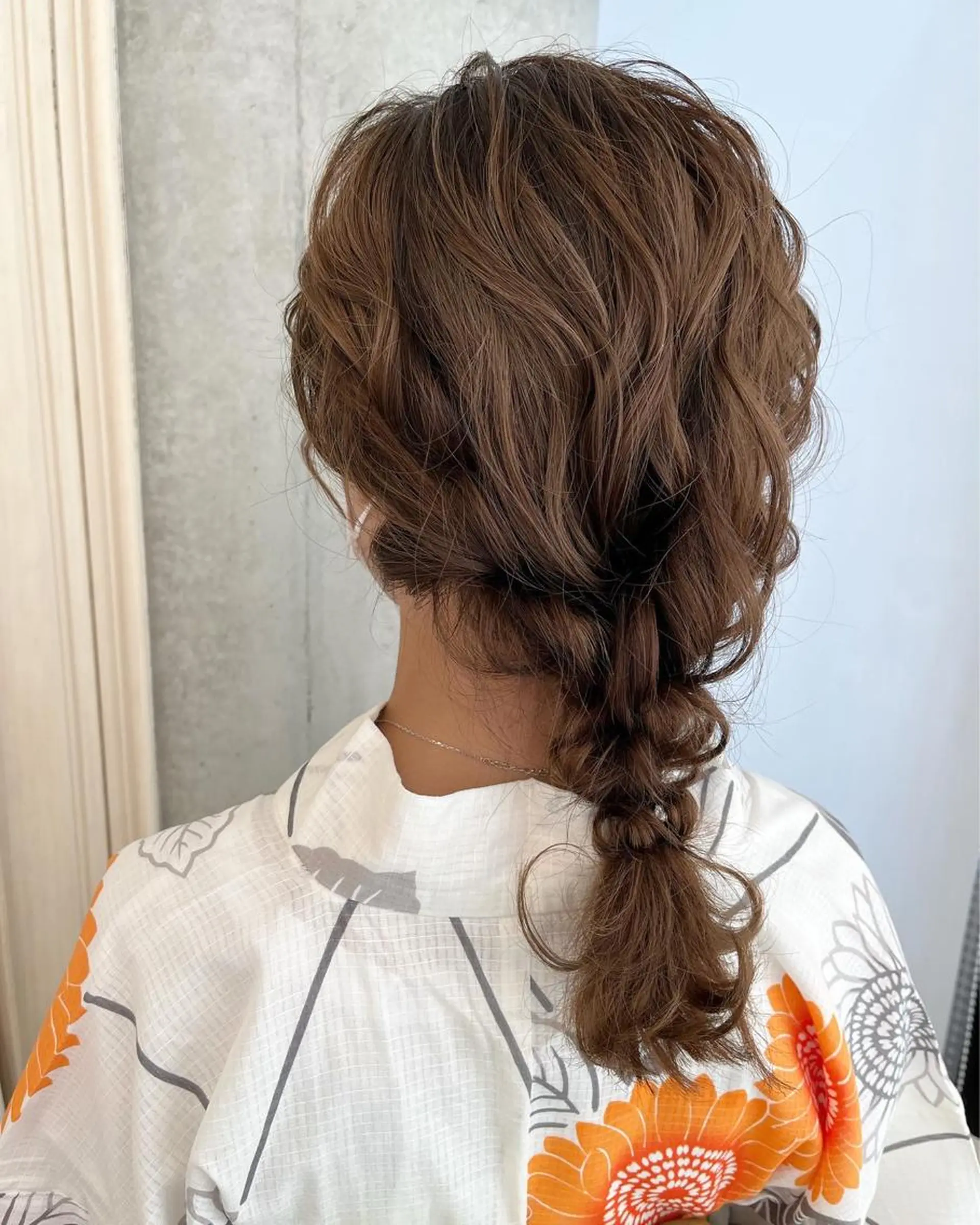 ミディアム ヘアアレンジ サソウ ユリエ🥥のヘアスタイル