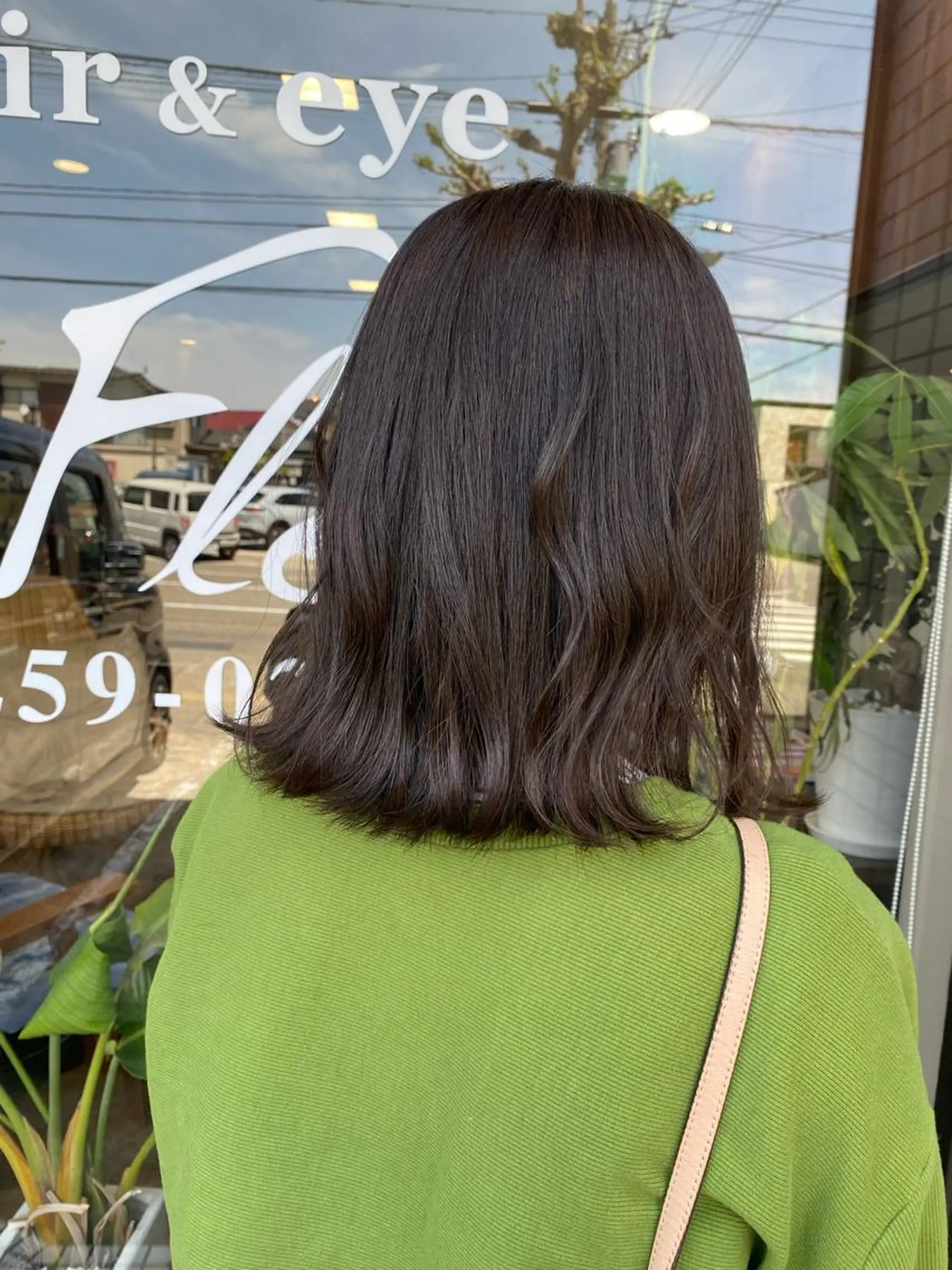 ミディアム ヘアカラー Un Fleur所属・立野 希沙のヘアスタイル