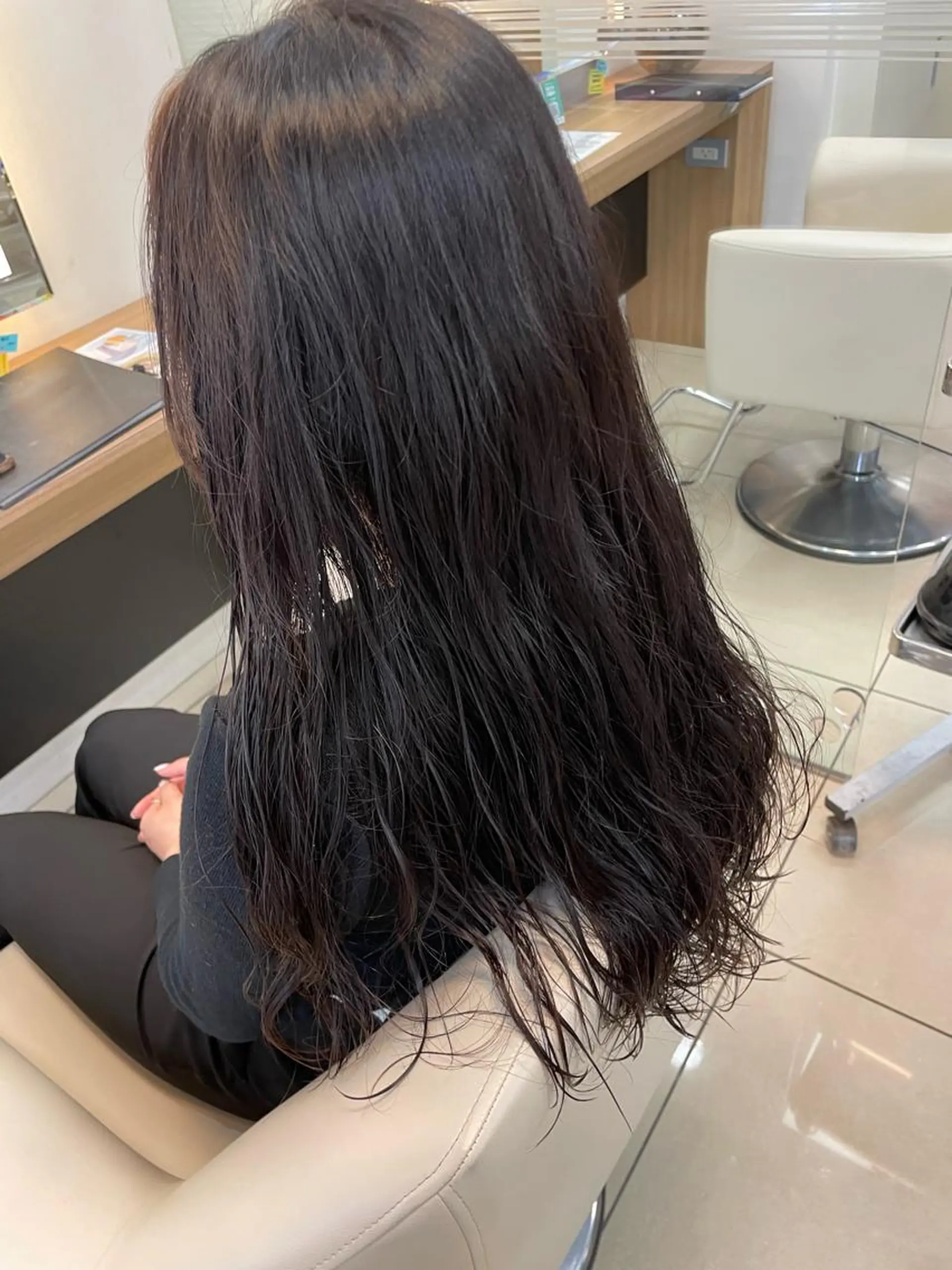 ロング パーマ パーマ/ボブ/ ヘルシーカラー/風花のヘアスタイル