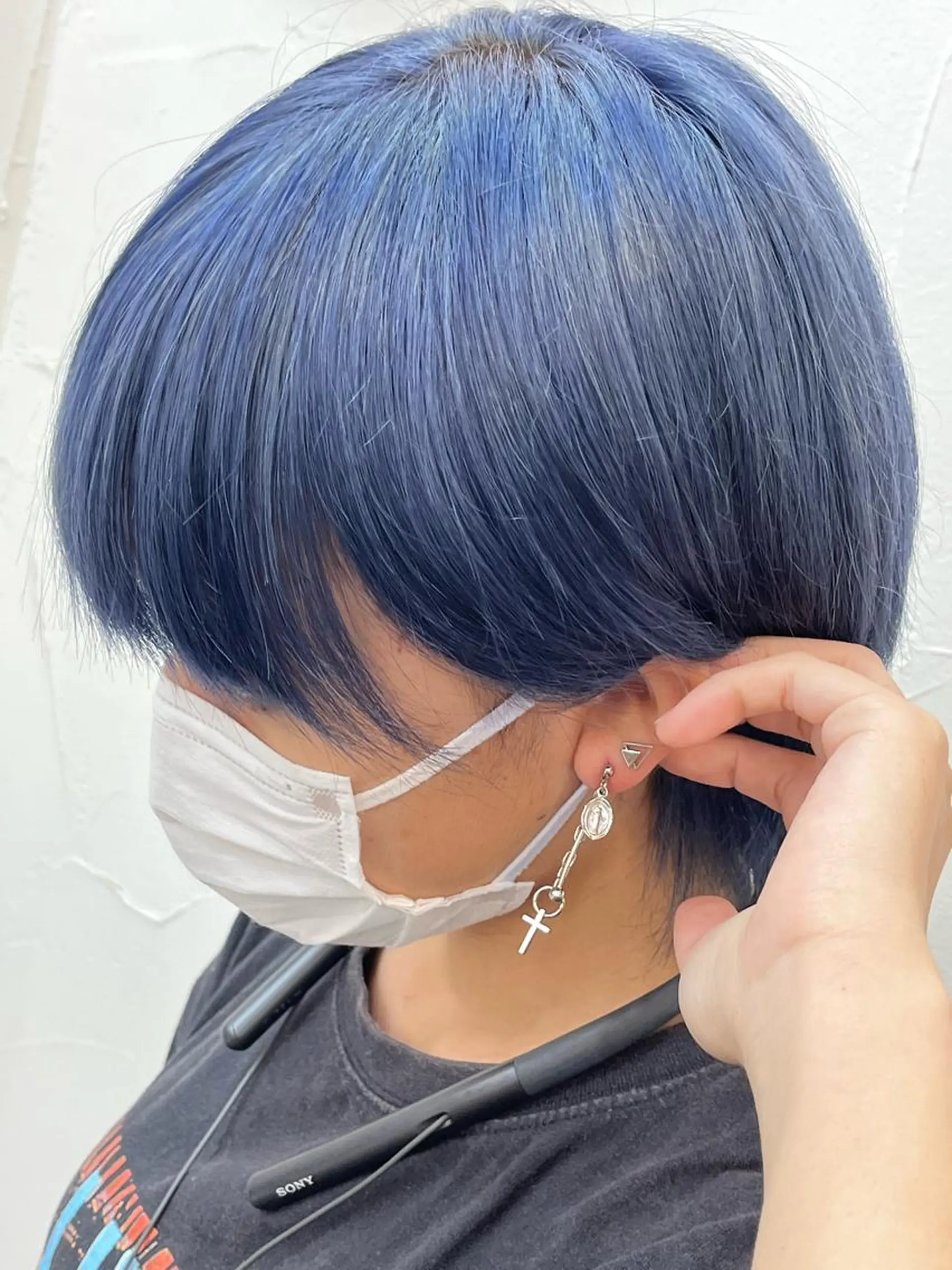 カラー ブリーチ 香野 優子のヘアスタイル