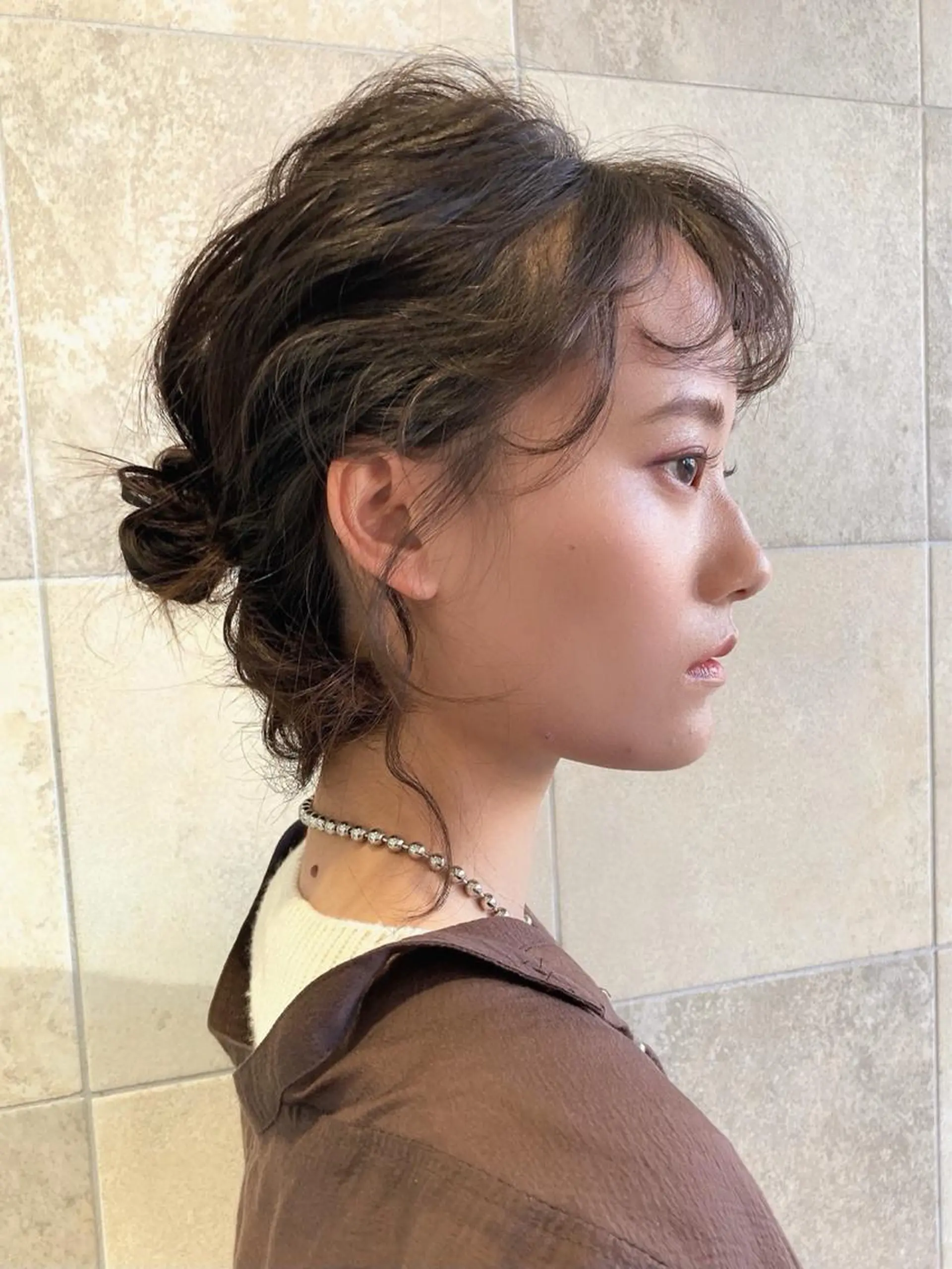 ヘアアレンジ お団子ヘア 田中 あかねのヘアスタイル