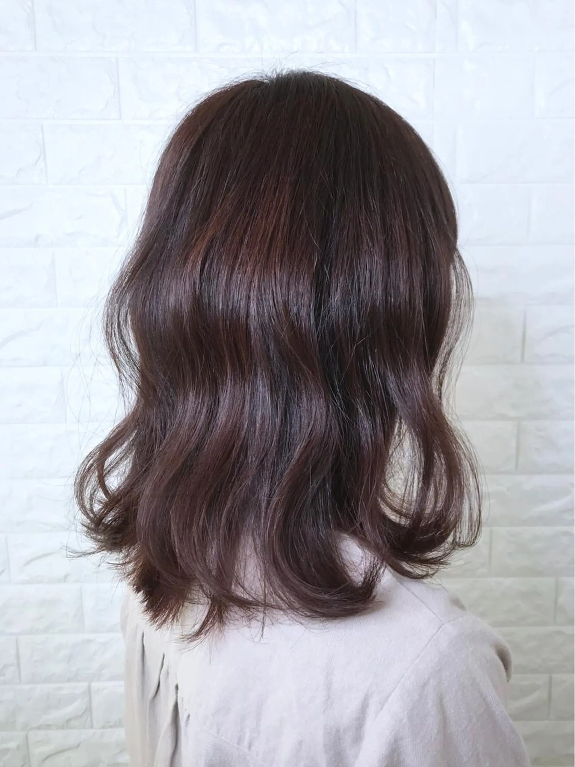 ミディアム カラー 透明感カラー イルミナカラー エイジングケア特化 美容師✂️山崎竜二のヘアスタイル