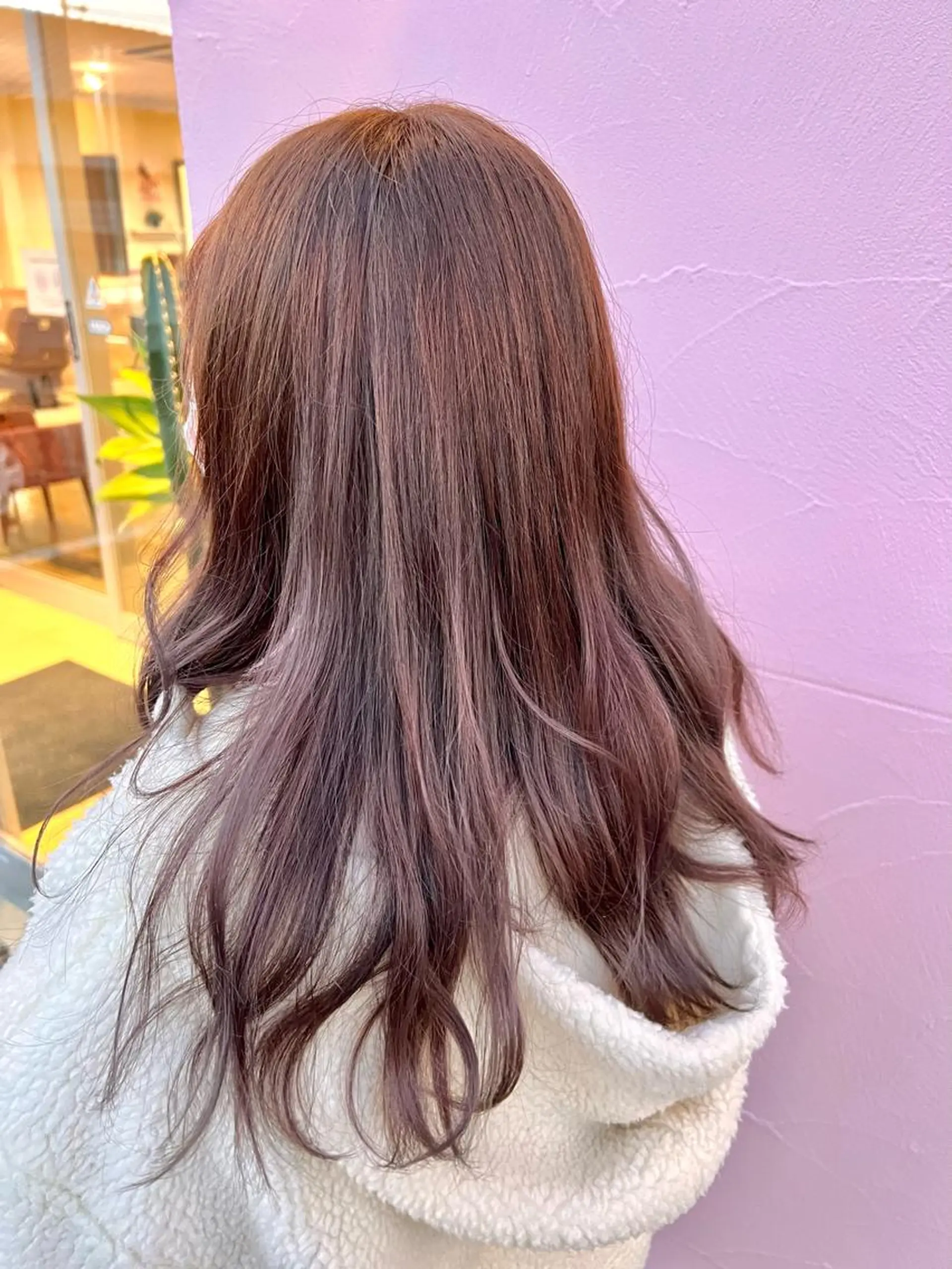 ミディアム カラー れいな🌼 ボブ･艶カラー🌼のヘアスタイル