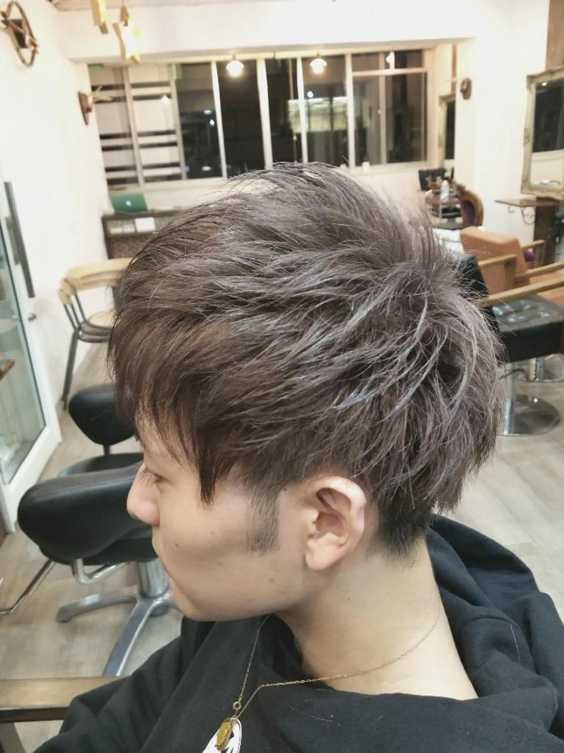 ショート カラー メンズ カット ヘアカラー bathair  所属・bathair 持田侑祐のヘアスタイル