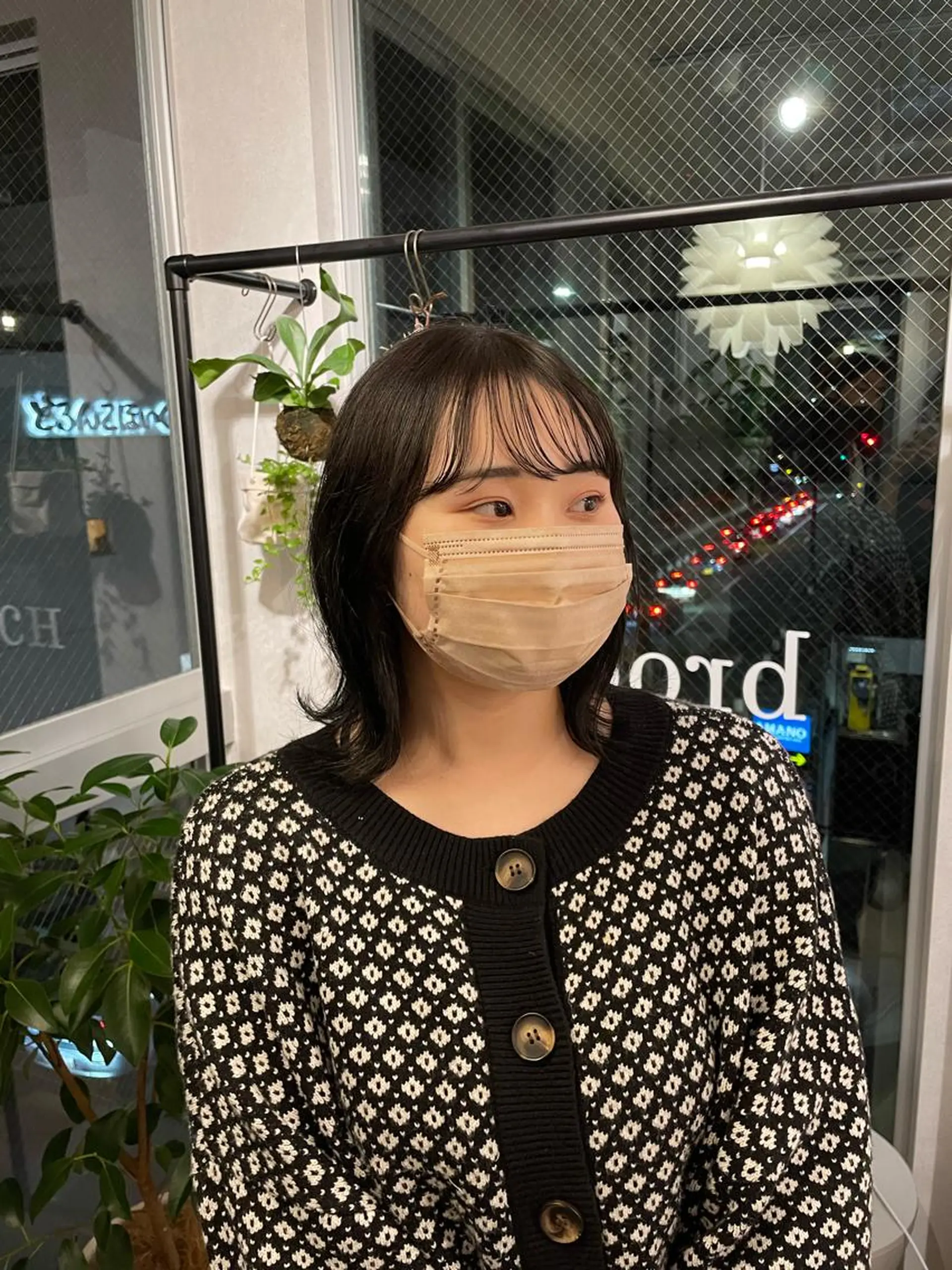 ミディアム HAZEL 博多所属・shiori/ 博多美容室のヘアスタイル