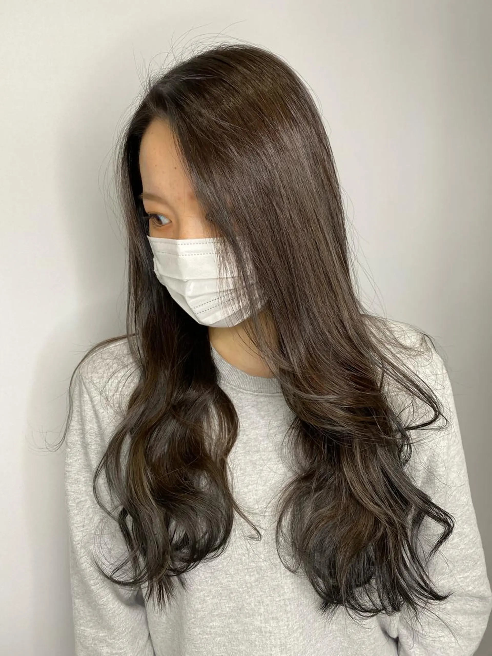 ロング カラー ヘアアレンジ カット ヘアカラー トリートメント Belle hair Design青野大貴のヘアスタイル