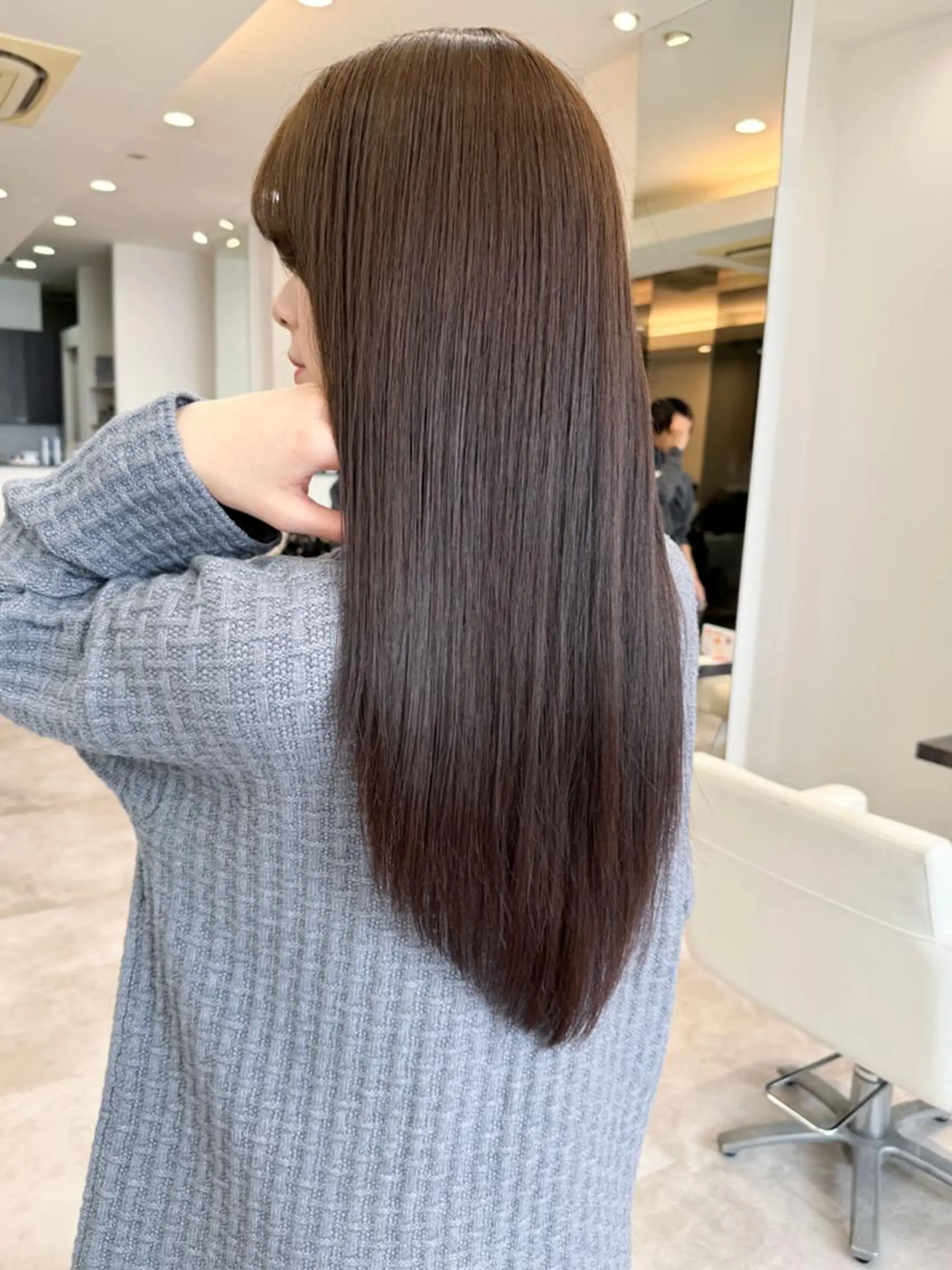 ロング 縮毛矯正 髪質改善/艶髪カラー /透明感🫧颯太のヘアスタイル