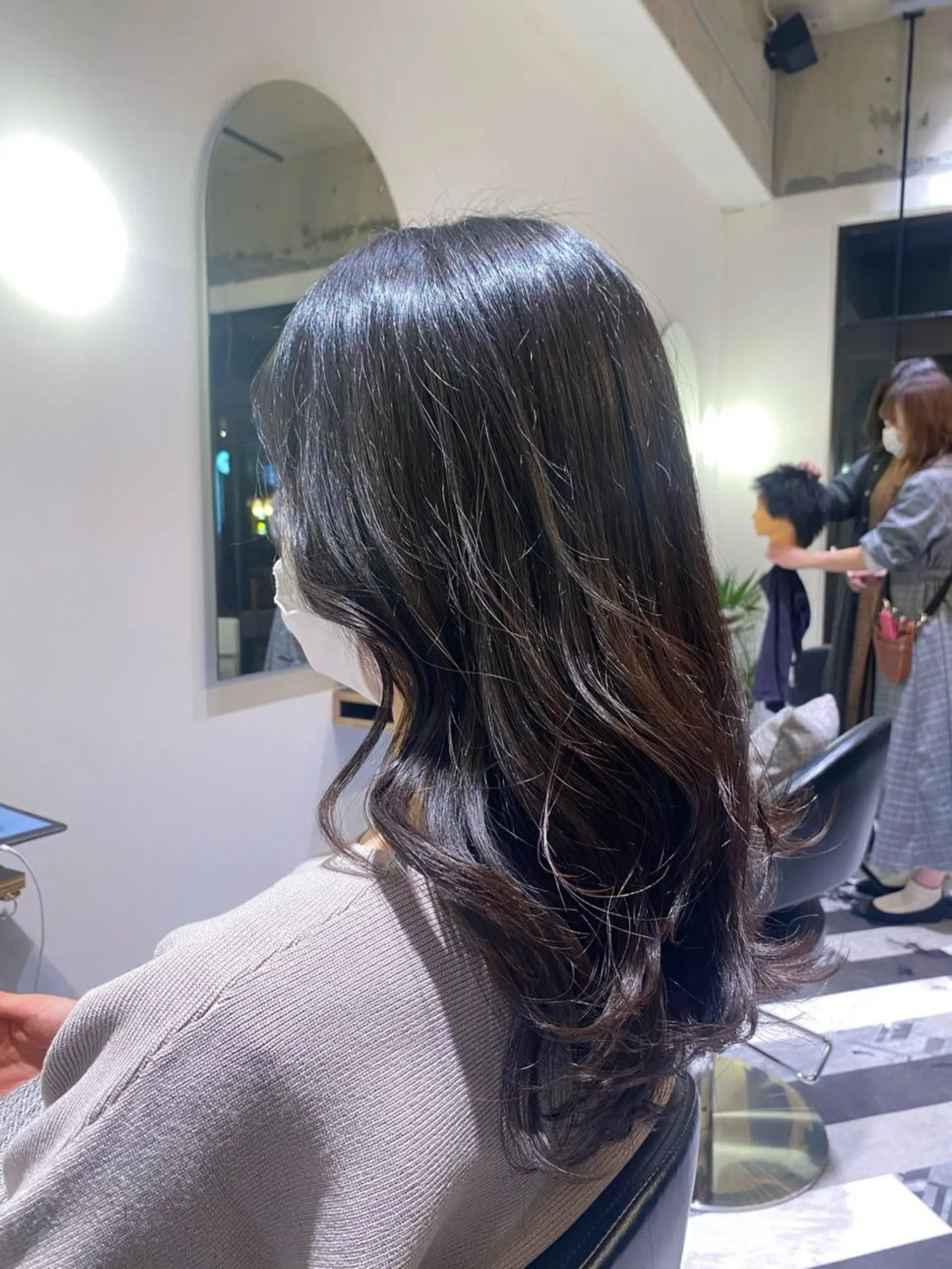セミロング ヘアカラー トリートメント ヘッドスパ ✨あなたのお悩み解消 美容師✨TOMOKAのヘアスタイル