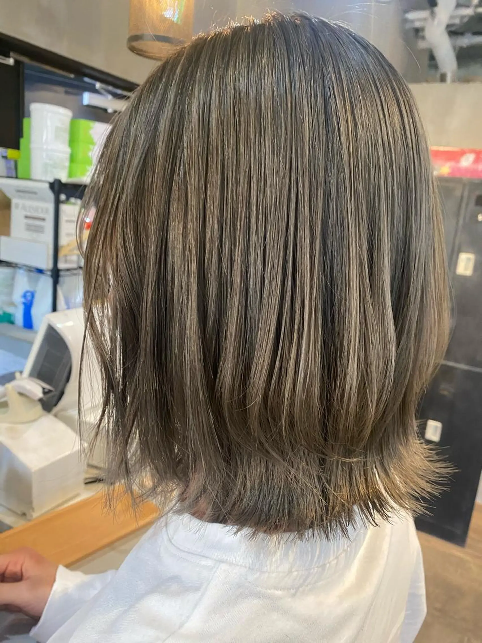 セミロング ヘアカラー トリートメント sail所属・sail ミウのヘアスタイル