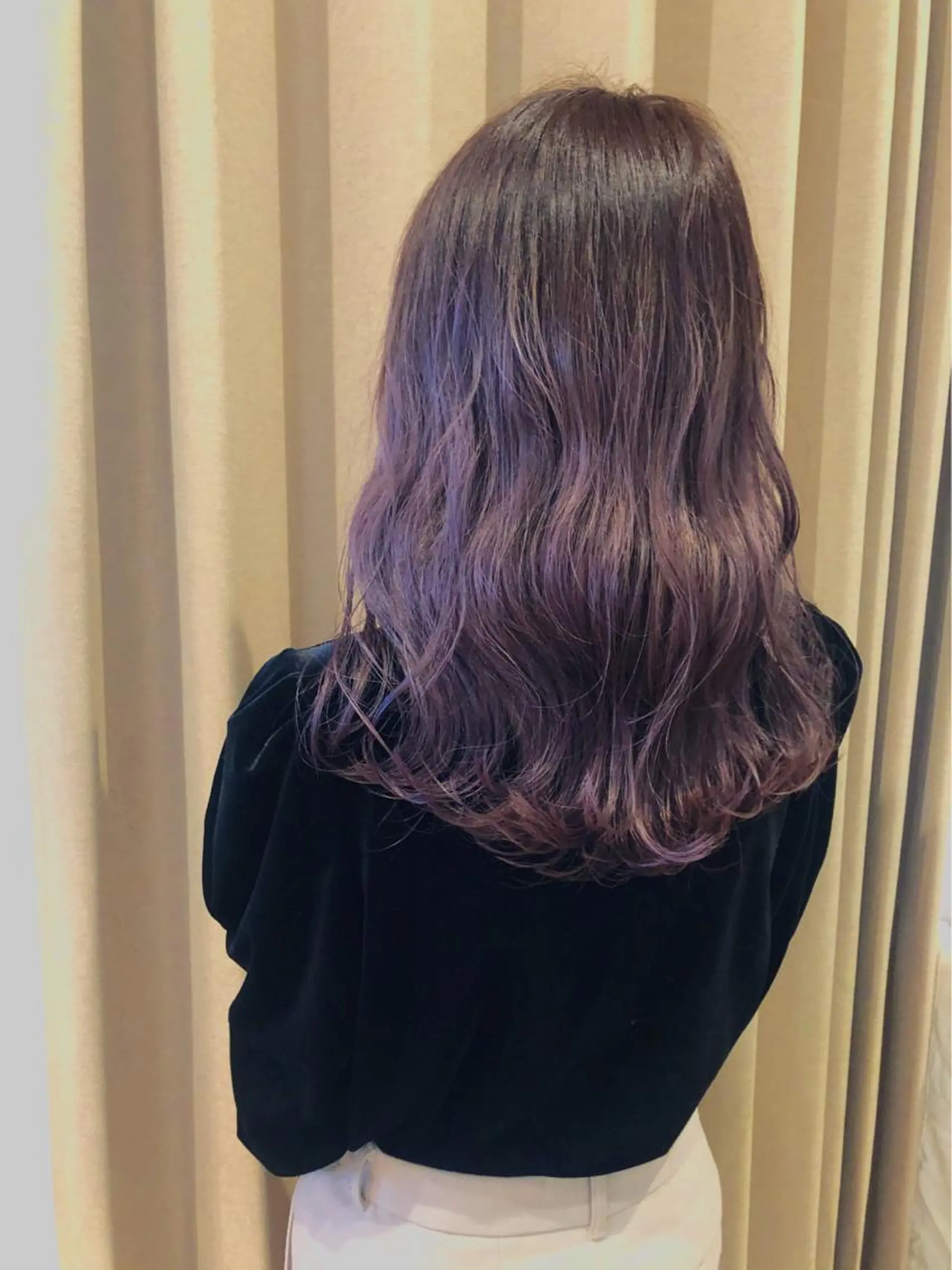 セミロング カラー ヘアアレンジ ブリーチ カット ヘアカラー トリートメント NANA／trend style🕊🍑のヘアスタイル