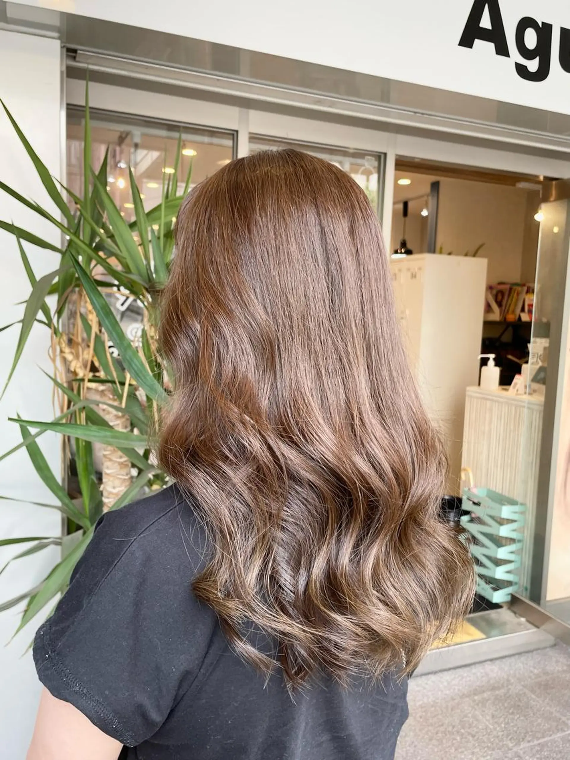 セミロング カラー ベージュカラー Agu  hair you所属・♡ yumaのヘアスタイル
