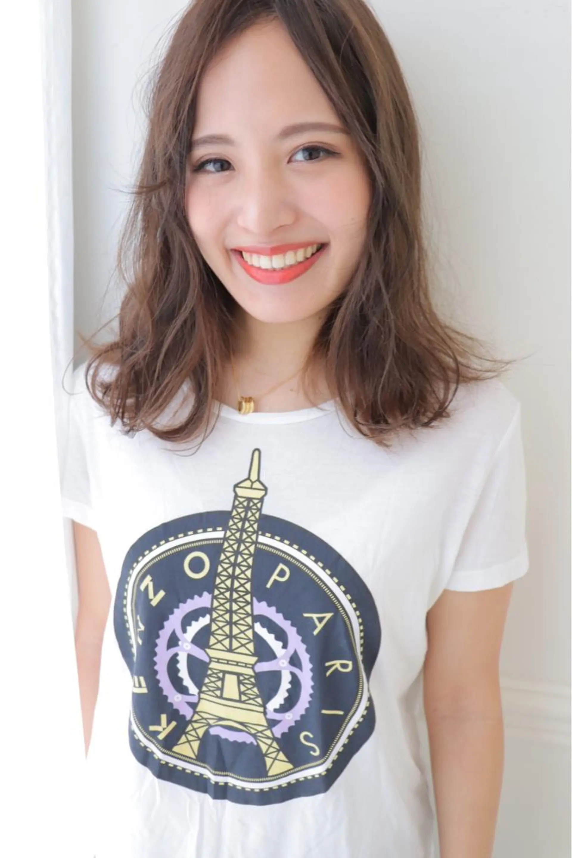 ミディアム カラー 髪質改善＆ブリーチ 伊勢　祐一郎のヘアスタイル