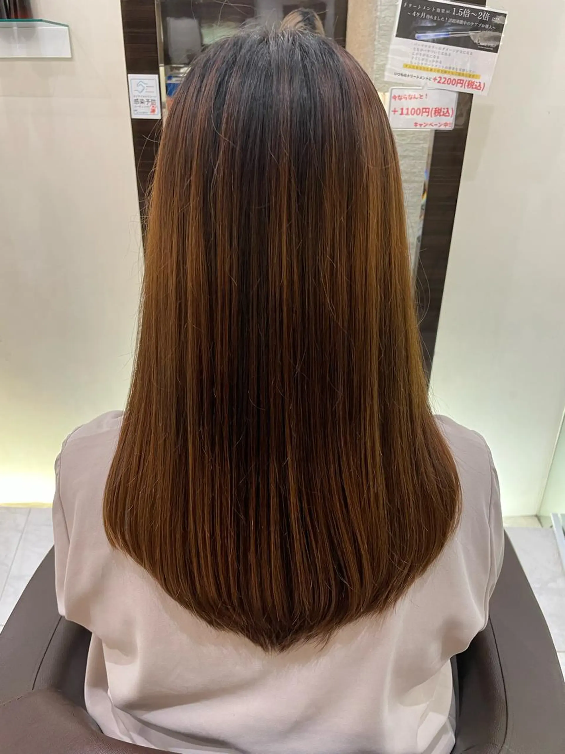 ロング 💎門奈💎髪質改善 /透明感カラーのヘアスタイル